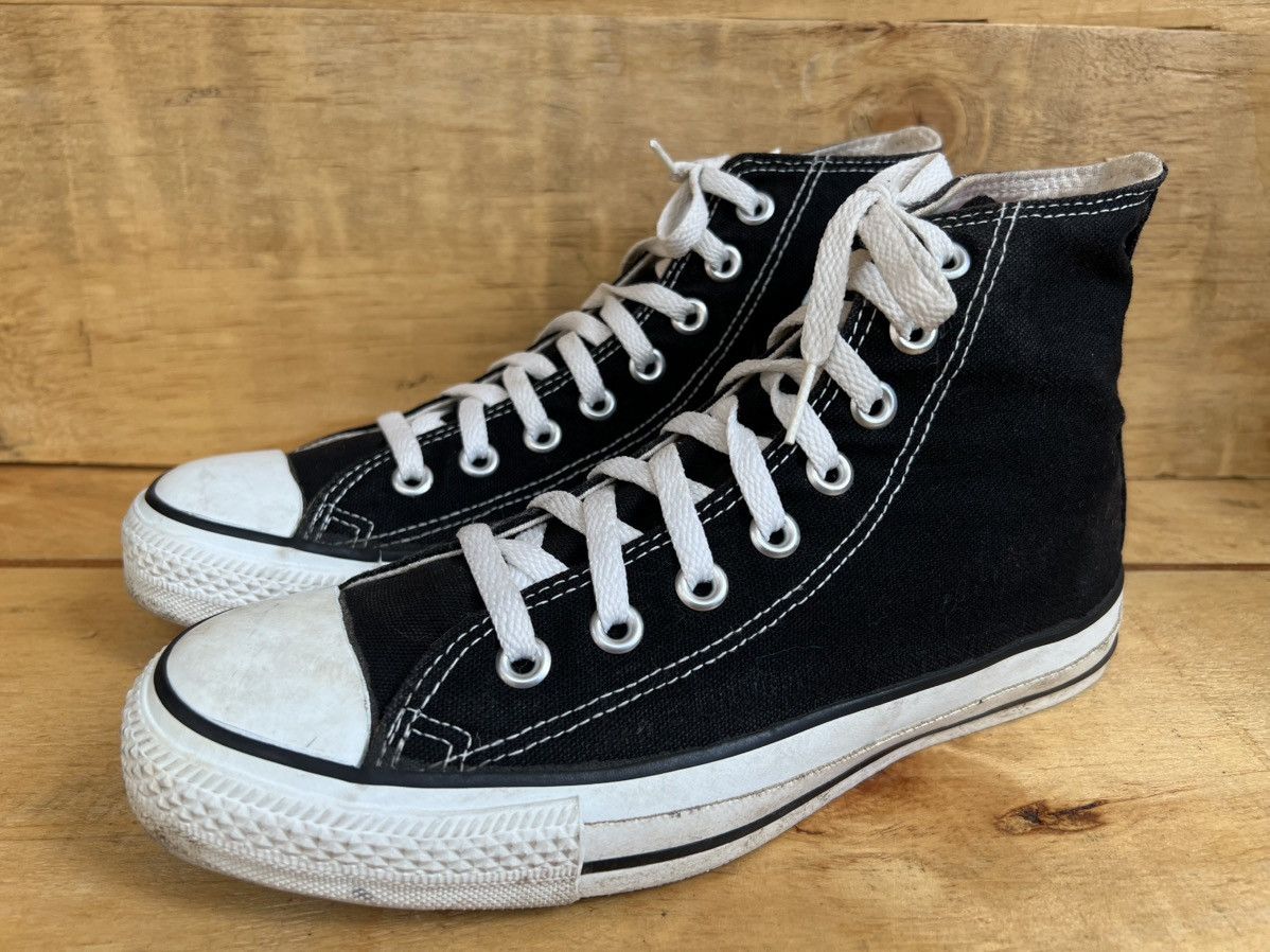 Converse × Vintage Vintage Converse Black Chuck Taylor All Star High Top Shoes Size US 6.5 / EU 39-40 - 4 Thumbnail