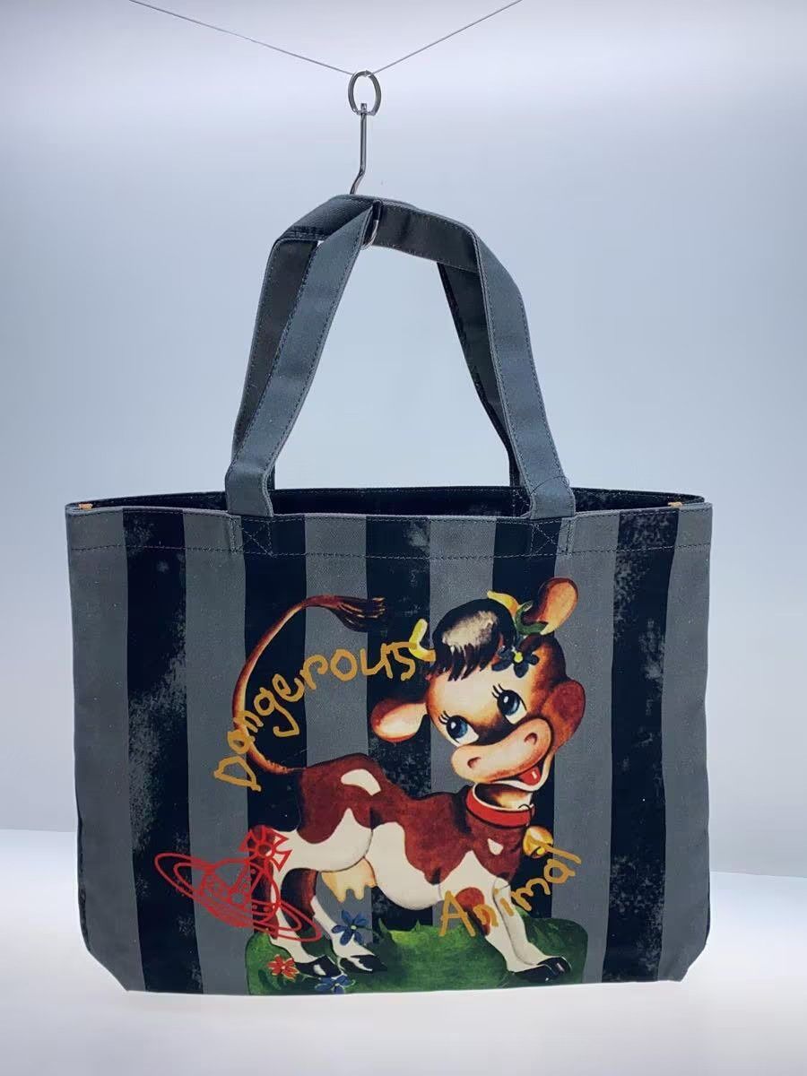 Vivienne Westwood "DANGEROUS ANIMAL" Orb Tote Bag Size ONE SIZE - 1 Thumbnail