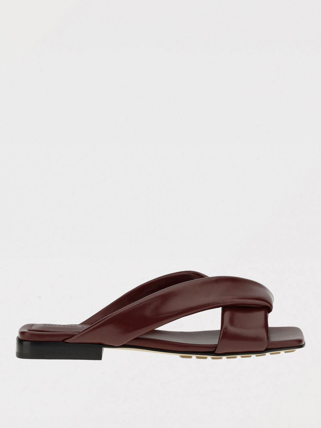 Bottega Veneta Bottega Veneta Flat Sandals Woman Burgundy Size US 6 / IT 36 - 1 Thumbnail