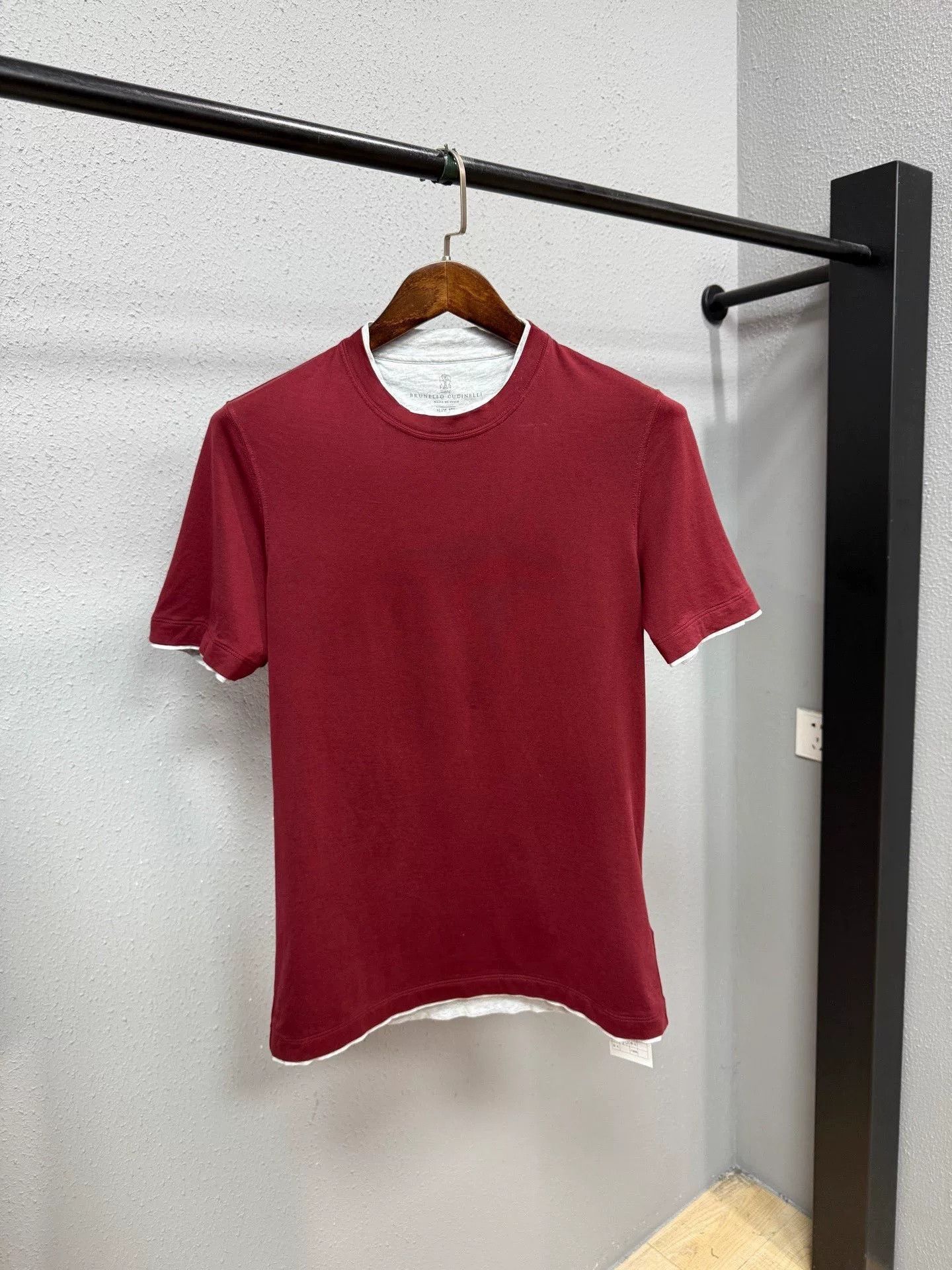 Brunello Cucinelli Brunello Cucinelli Layered Short Sleeve Top Size ONE SIZE - 1 Thumbnail