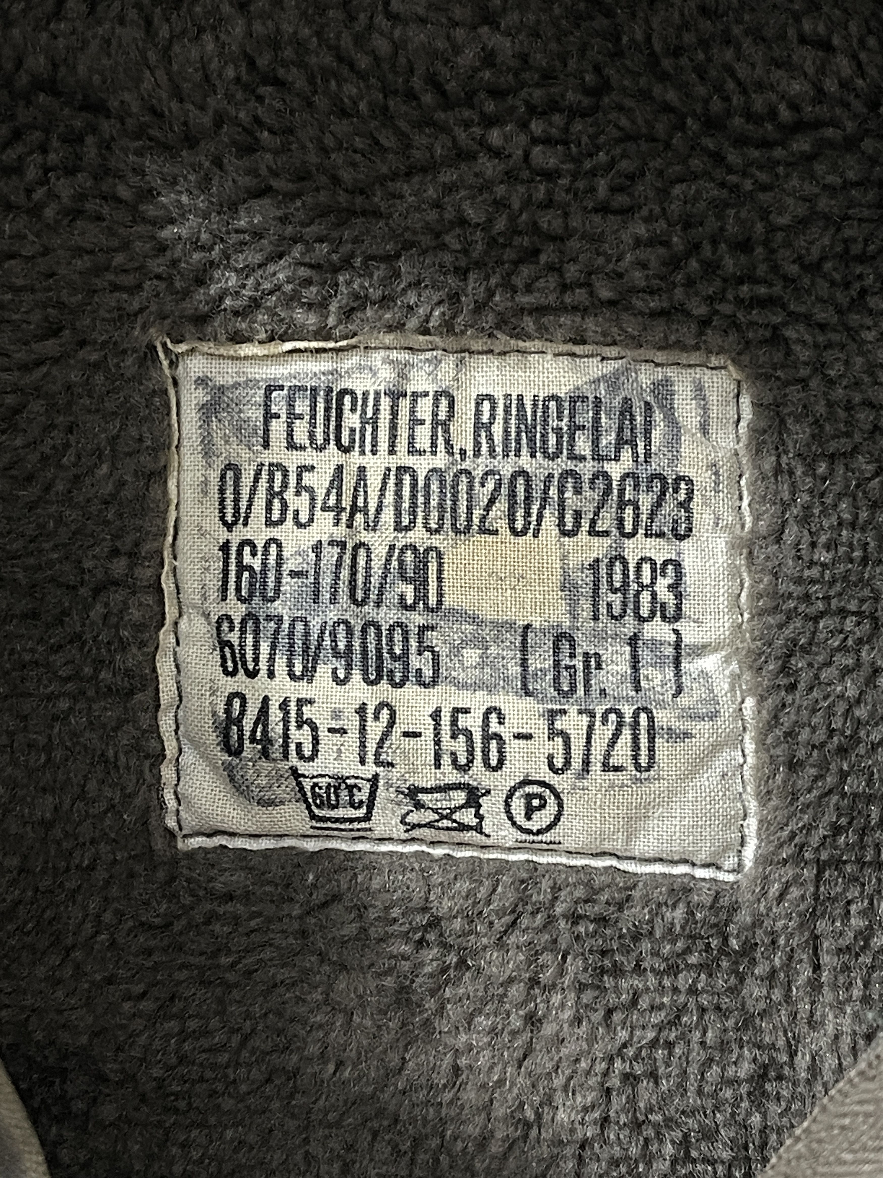 Vintage 80s Feuchter Ringelai Germany Military Canvas Jacket Size US L / EU 52-54 / 3 - 7 Thumbnail