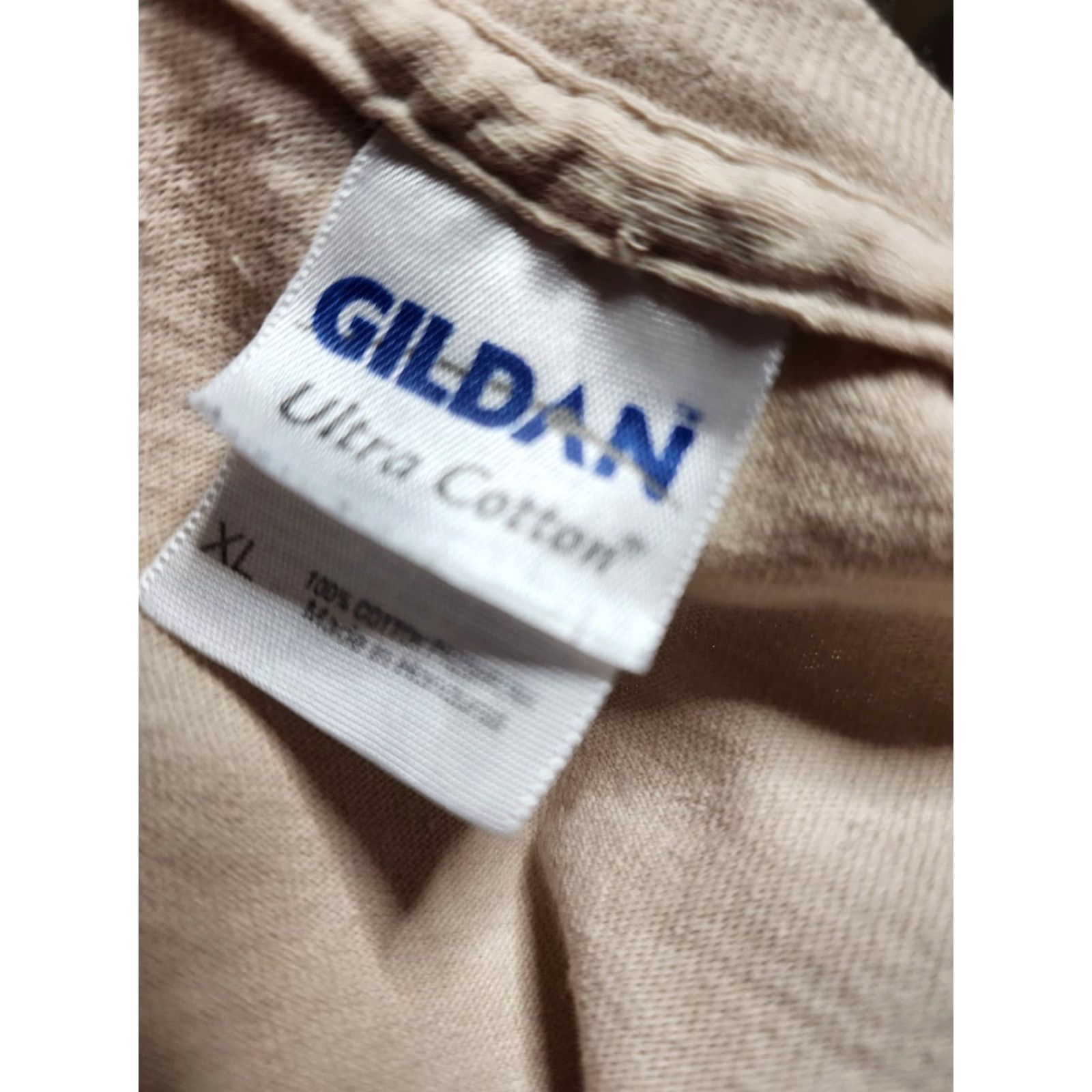 Gildan VINTAGE Civil War Map T-Shirt Men XL Double-Sided Civil War Theme Cotton Gildan Beige Size US XL / EU 56 / 4 - 4 Thumbnail