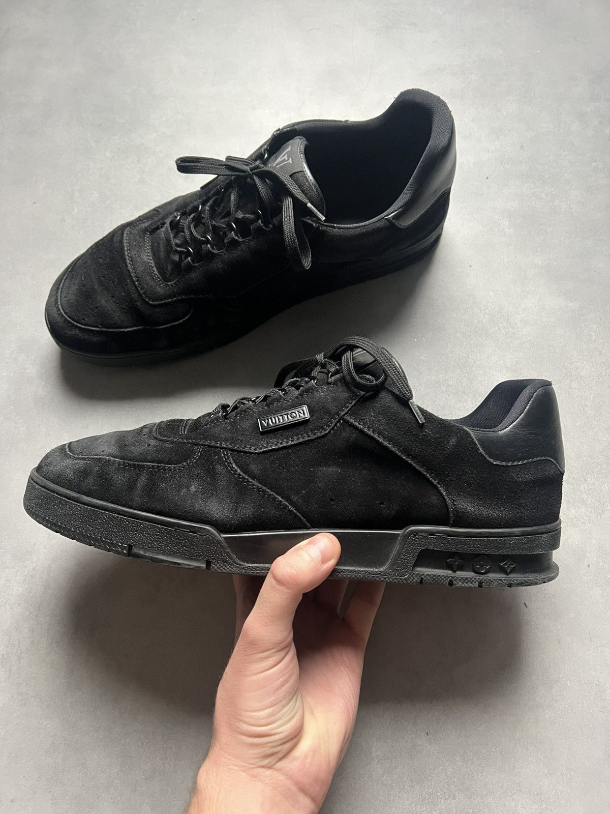 Louis Vuitton Louis Vuitton Suede Sneakers Size US 14 / EU 47 - 2 Thumbnail