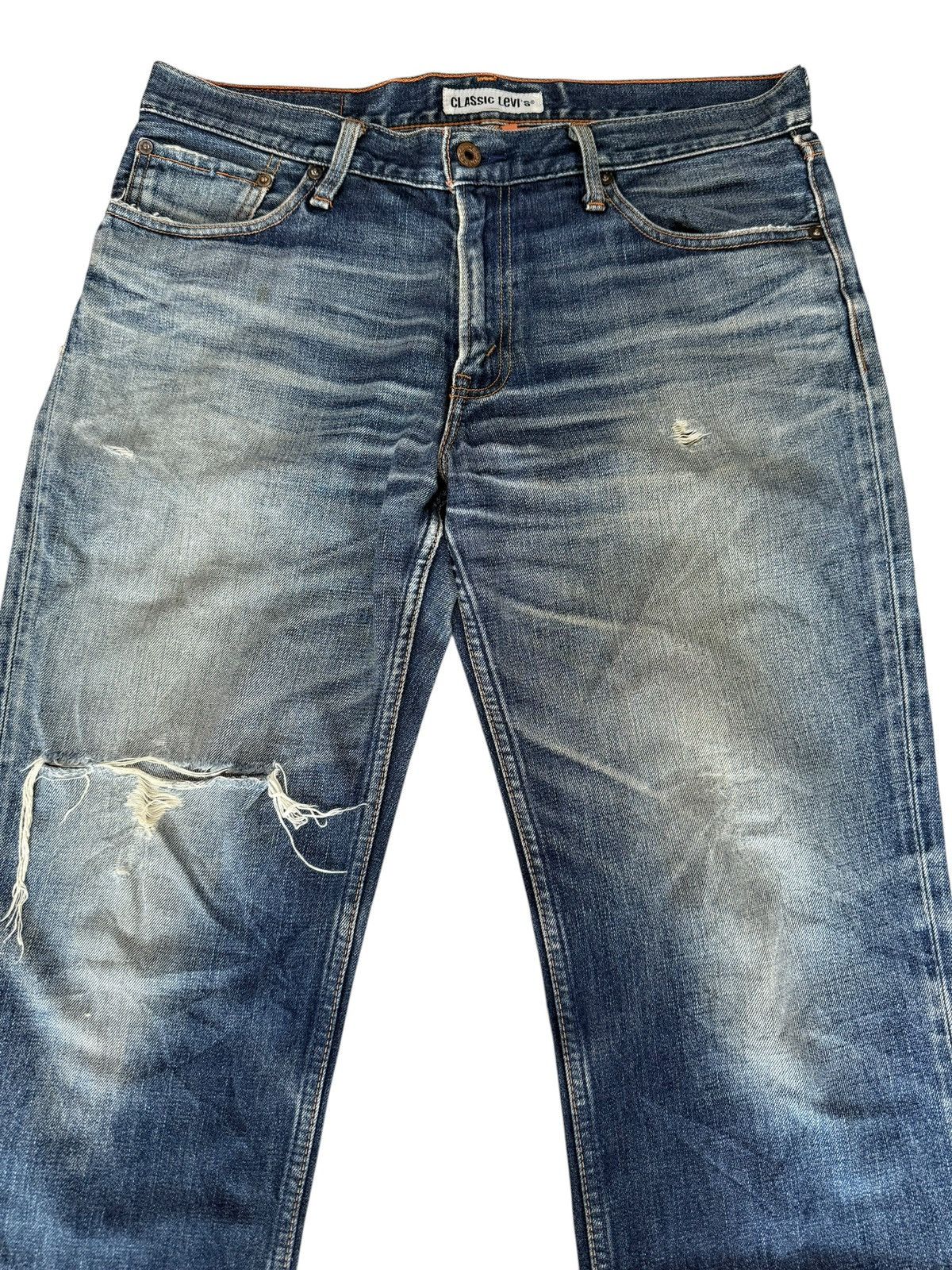 Levi's Vintage Clothing Vintage Levi’s Lot 502 Distressed Nice Design Denim Jeans Size US 32 / EU 48 - 2 Thumbnail