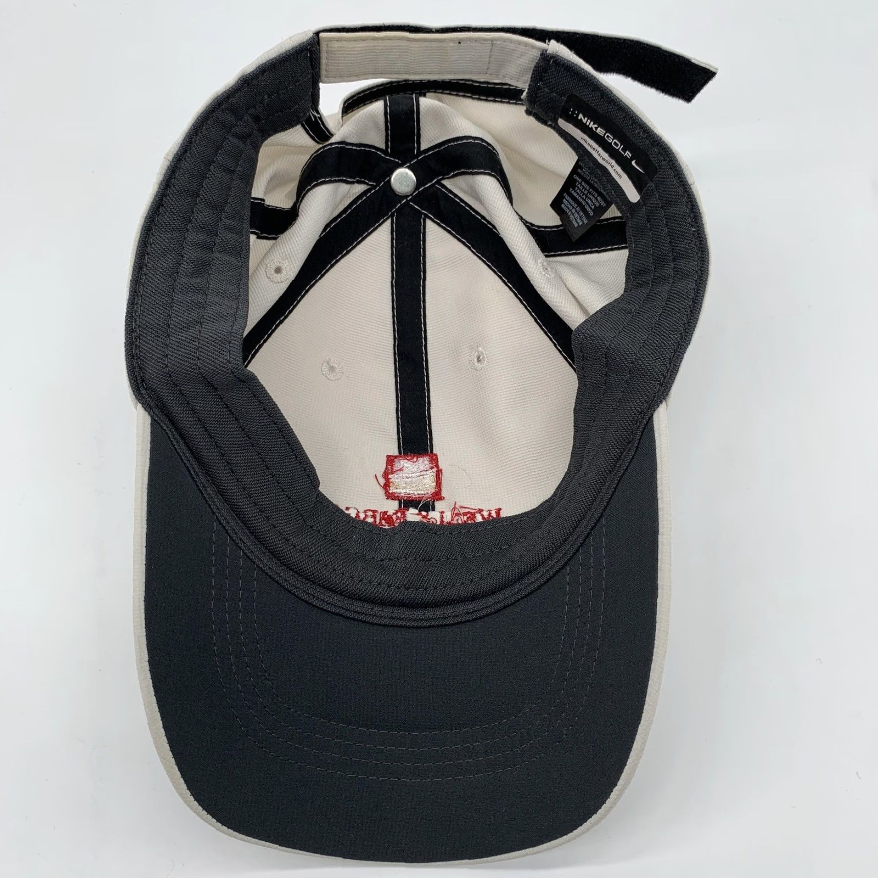 Nike Nike Golf Hat Cap Strap Back Mens Beige One Size Wells Fargo Championship Cap Size ONE SIZE - 5 Thumbnail