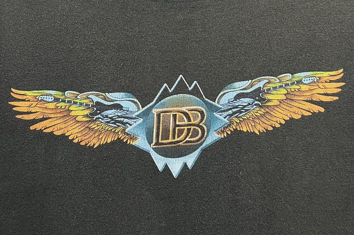 Band Tees × Vintage Doobie Brothers Wings USA Japan Tour Black Graphic T-Shirt Size US M / EU 48-50 / 2 - 5 Thumbnail