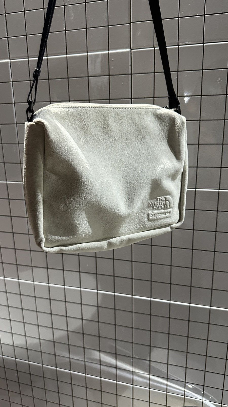 Supreme SUPREME x THE NORTH FACE SUEDE SHOULDER BAG FW23 | Grailed