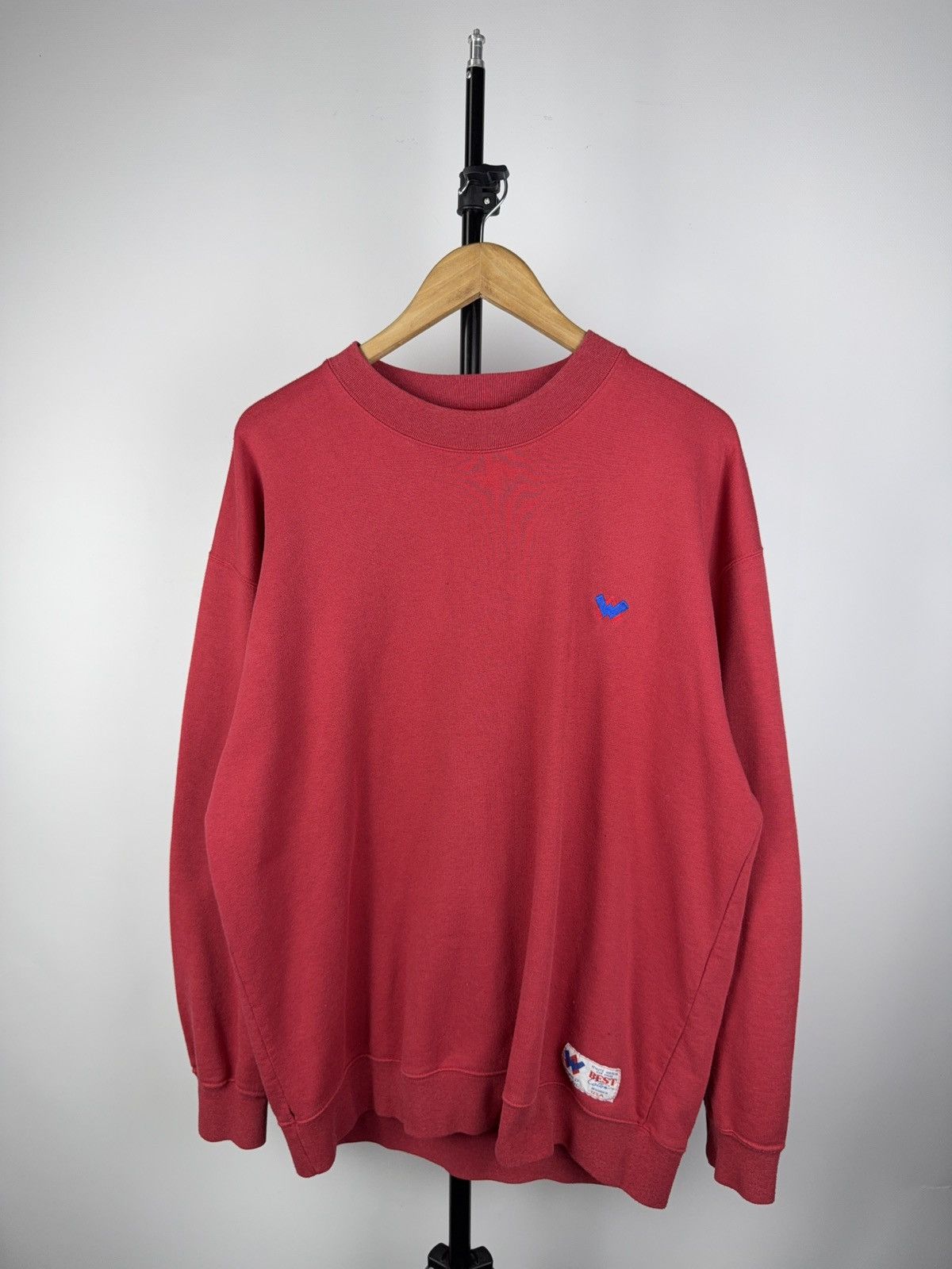 Vintage Vintage 90s World Athletic USA Blank Sweatshirt Size US XL / EU 56 / 4 - 1 Thumbnail