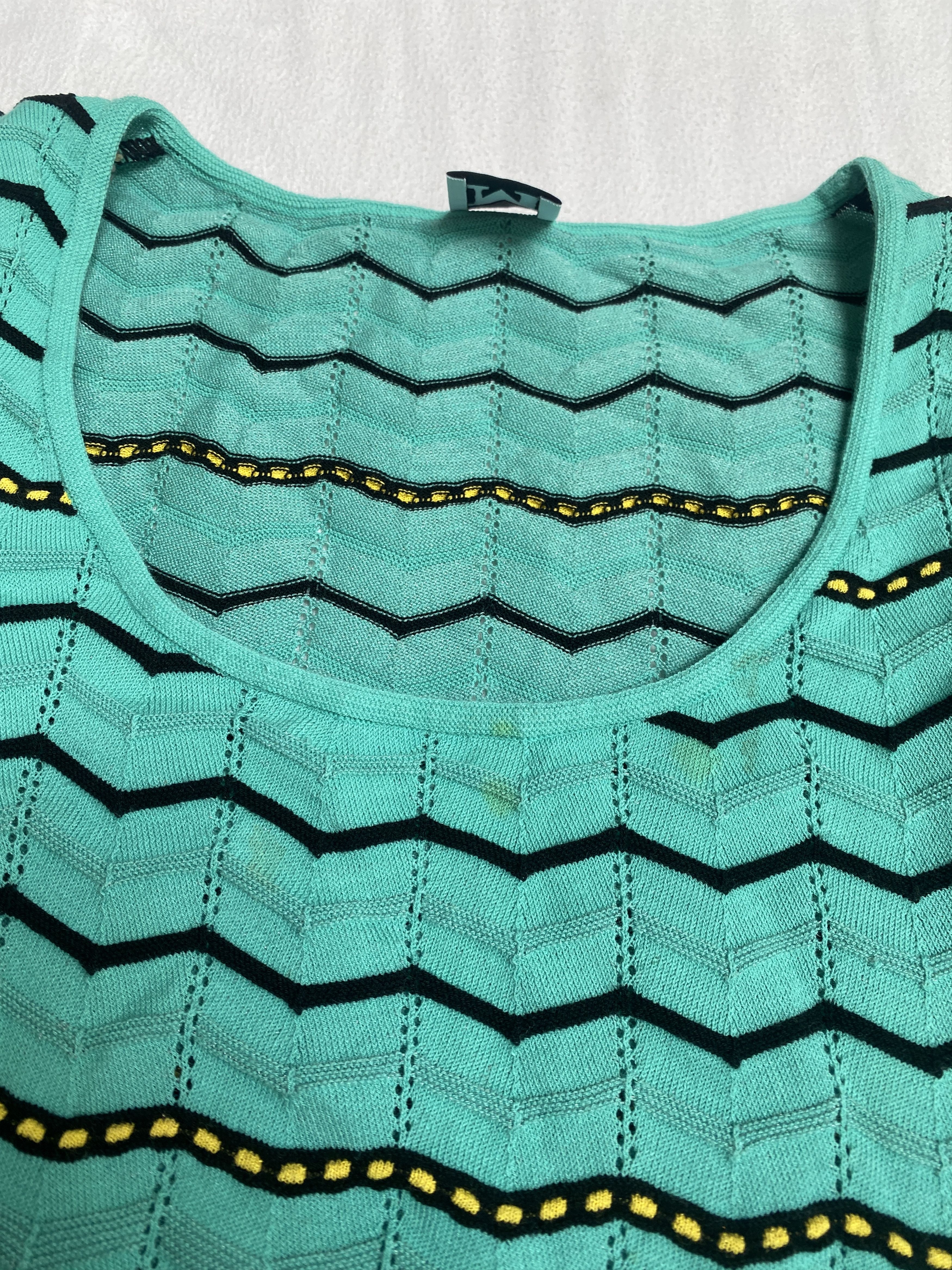 Missoni Missoni green maxi casual dress Size M / US 6-8 / IT 42-44 - 7 Thumbnail