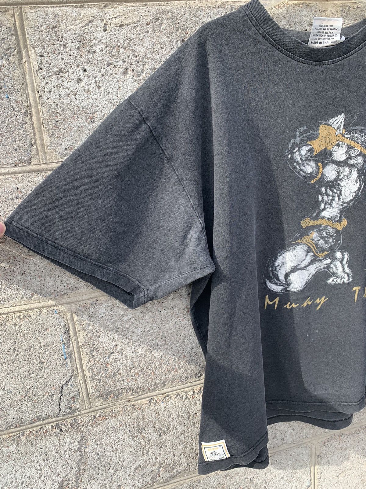 Vintage Muay Thai Boxing Vintage t shirt Size US XXL / EU 58 / 5 - 7 Thumbnail