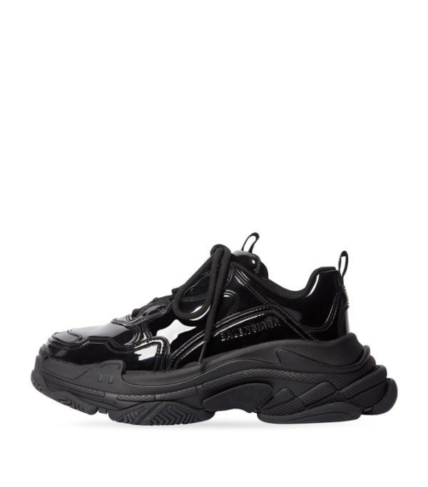 Balenciaga o1mt1gz0724 Triple S Sneakers in Black Size US 9 / IT 39 - 8 Thumbnail