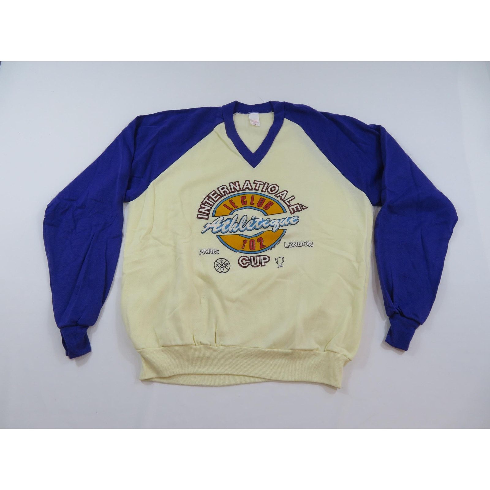 Other Paris Sweatshirt Internatioale Athletique Le Club 2XL 1980s Size US XXL / EU 58 / 5 - 1 Thumbnail