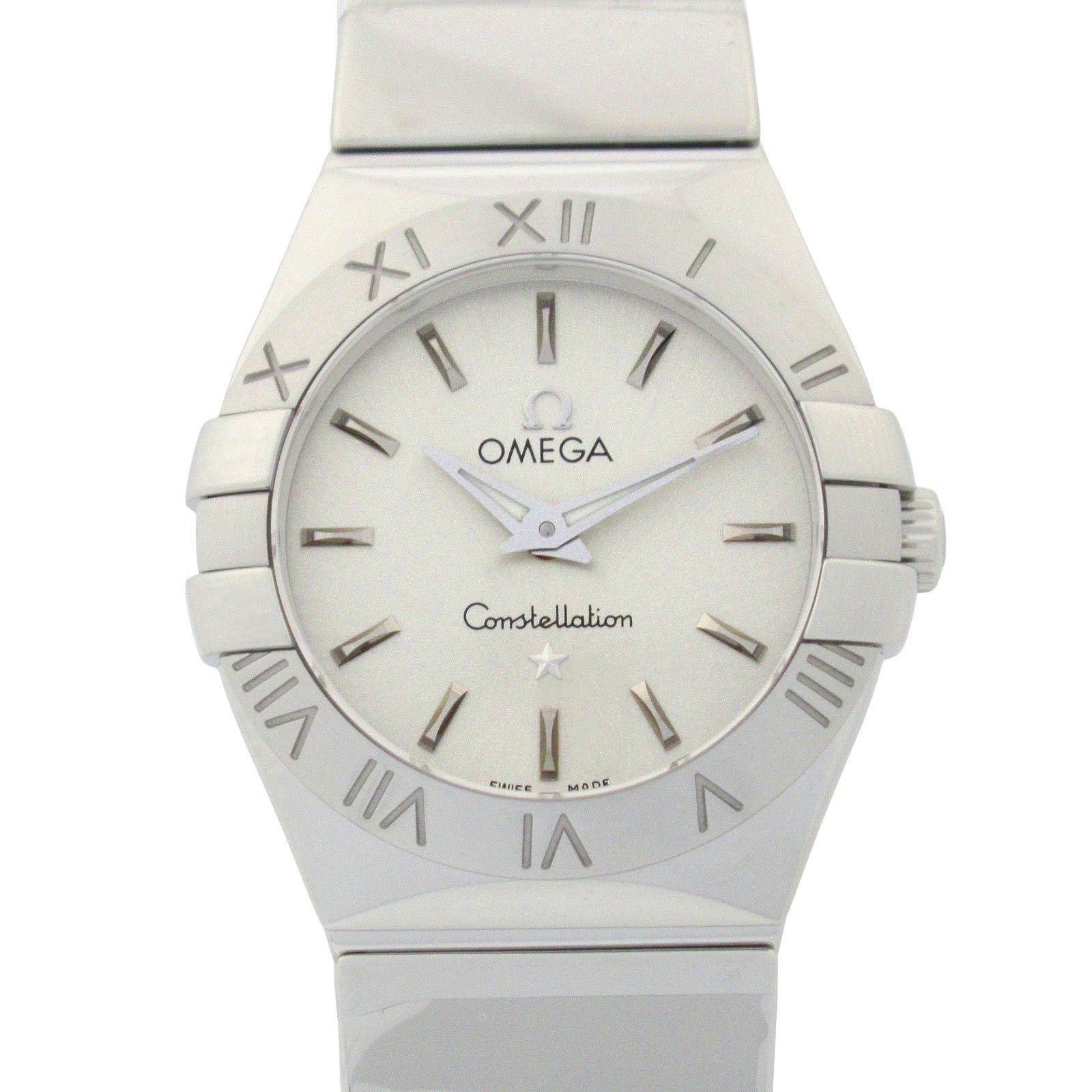 Omega Constellation Women Watch Quartz Stainless Steel Silver