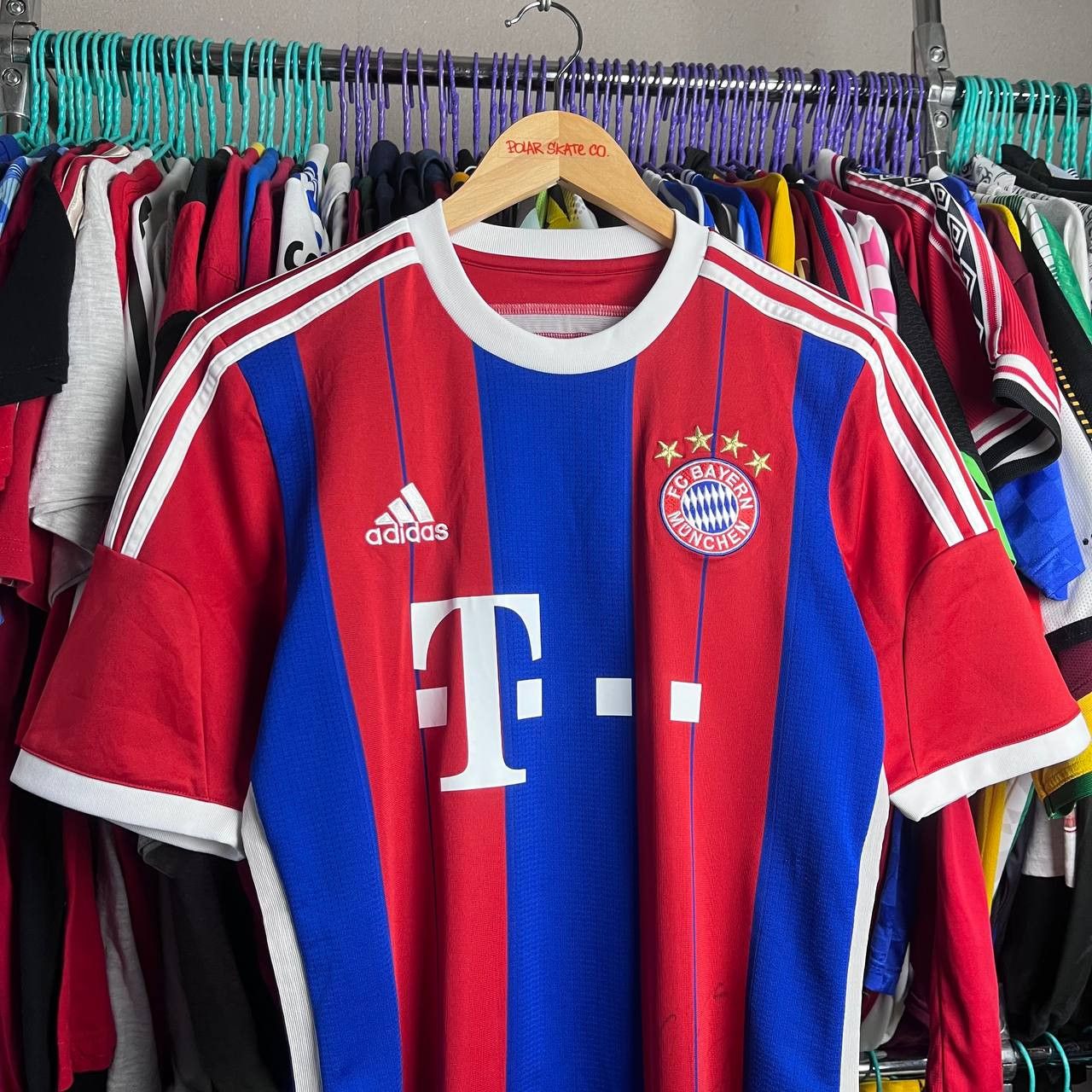 Adidas Bayern Munchen 2014 Football Soccer Jersey #19 Mario Gotze Size US S / EU 44-46 / 1 - 2 Thumbnail