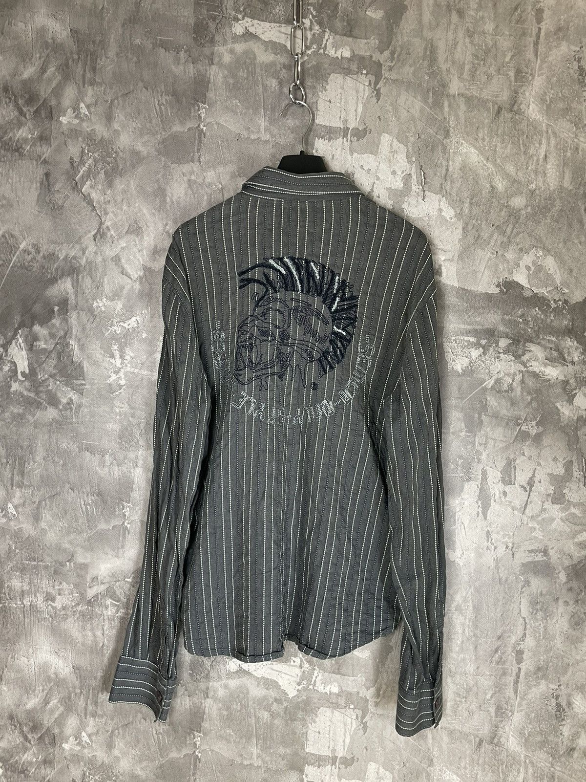 Diesel × Vintage Vintage Y2K Diesel logo Japanese Shirt button up Size US XL / EU 56 / 4 - 1 Thumbnail