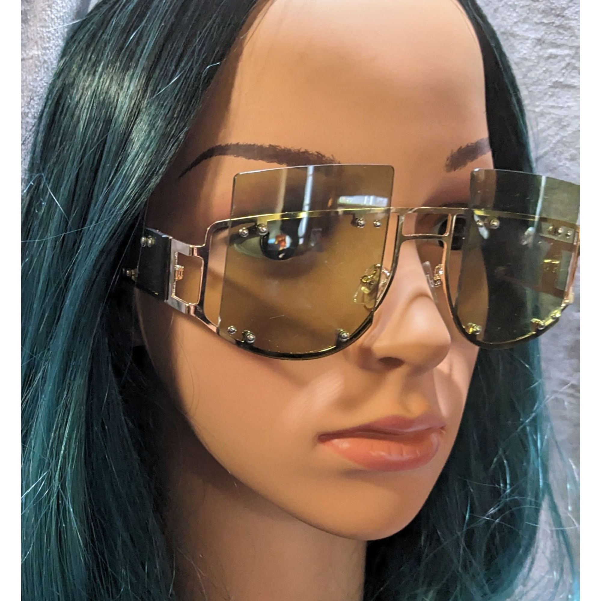 Other Funky Retro Steampunk Abstract Sunglasses Size ONE SIZE - 5 Thumbnail