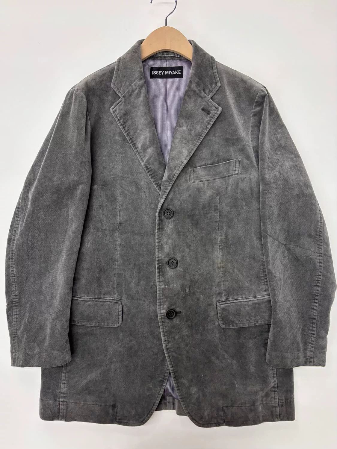 Issey Miyake Issey Miyake Vintage Gray Blazer Size US M / EU 48-50 / 2 - 1 Thumbnail