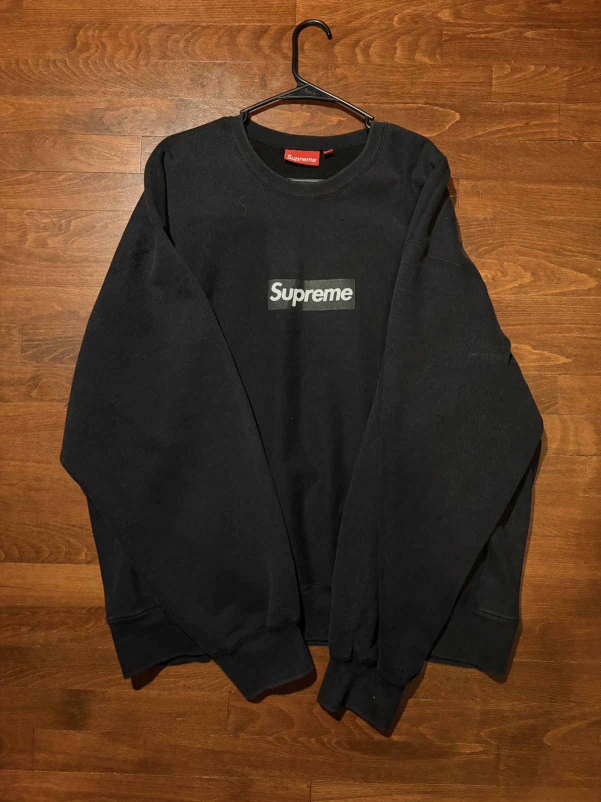 Supreme Supreme Blurred Logo Sweater Black XXL | Grailed