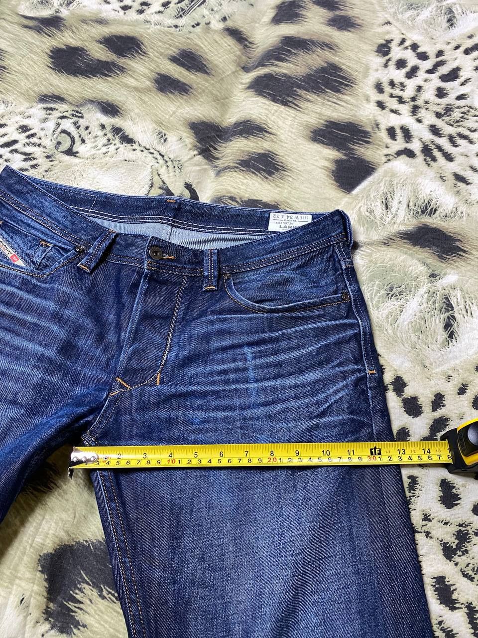 Diesel DIESEL🔥THRASHED DISTRESSED DENIM SWEATPANTS Size US 34 / EU 50 - 17 Thumbnail