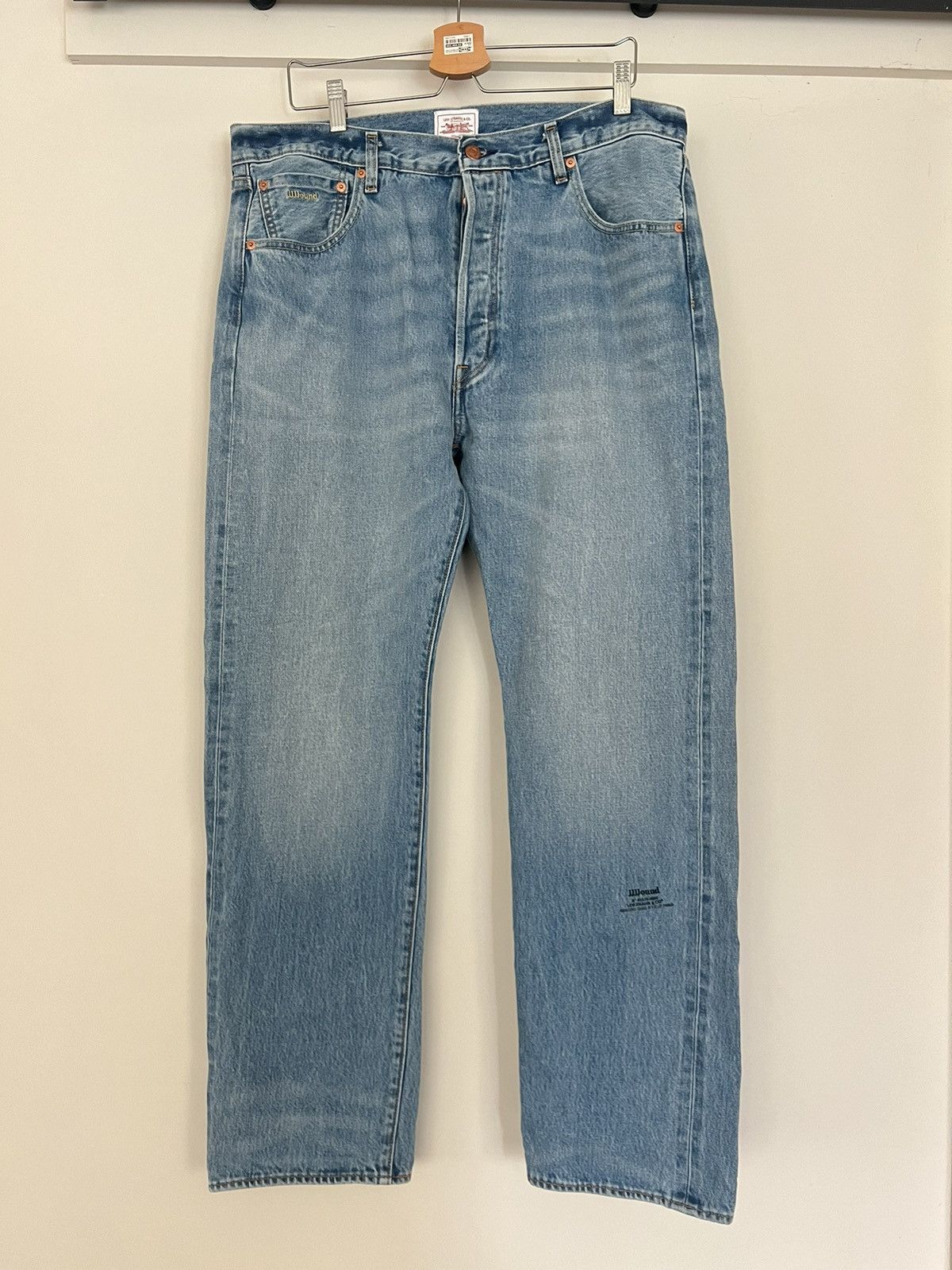 image of Jjjjound X Levi’S in Light Wash, Men's (Size 35)