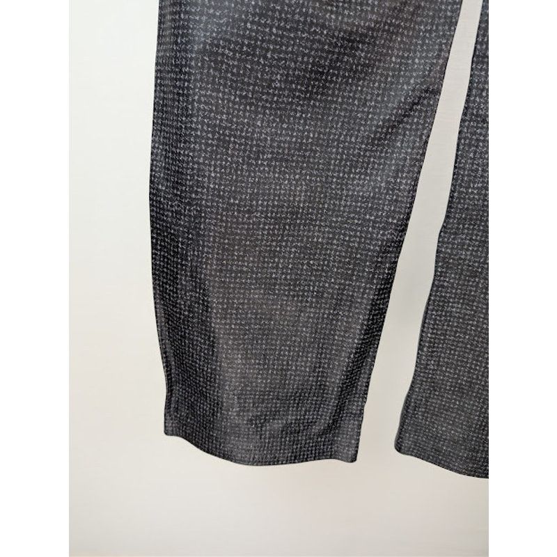 Bottega Veneta o1rshd1 Paddington Printed Leather Trousers Pant Black/ Grey Size US 34 / EU 50 - 16 Thumbnail