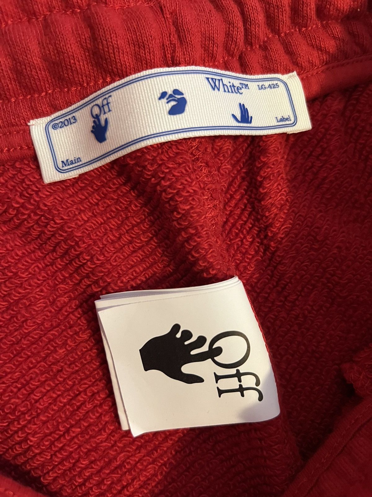 Off-White Off-White Red Sweatpants NEW Size US 34 / EU 50 - 4 Thumbnail