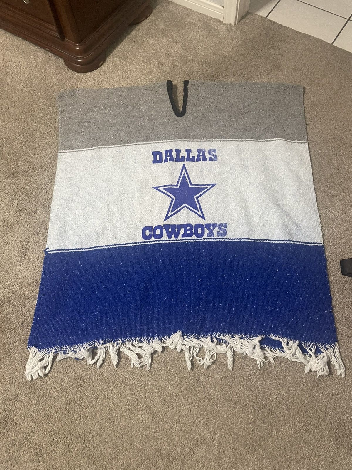 NFL NFL Dallas Cowboys Poncho Oversized Mexican Blanket Style Size US XXL / EU 58 / 5 - 1 Thumbnail