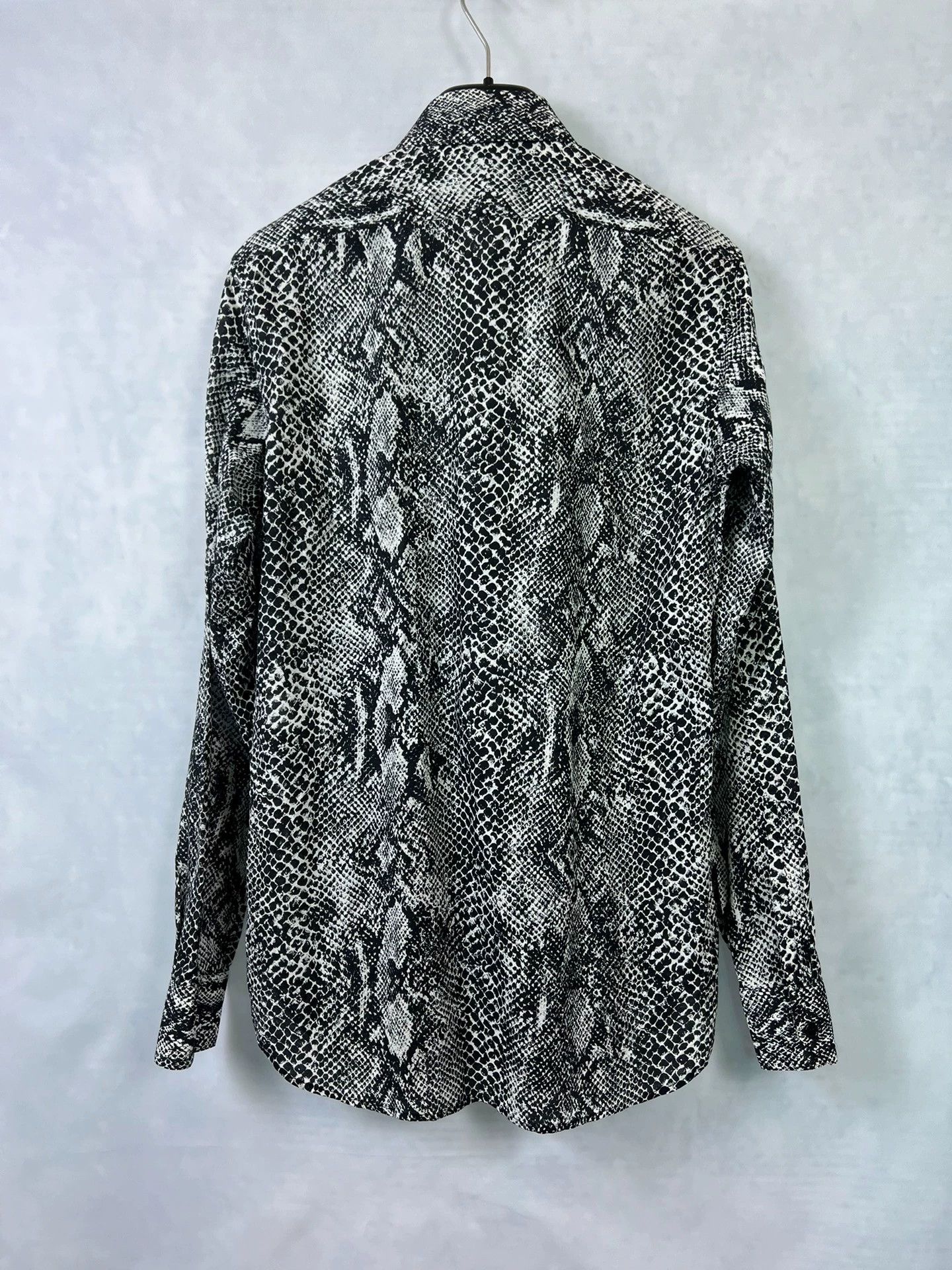 Saint Laurent Paris SLP 14fw Python Print Shirt 37 Size US S / EU 44-46 / 1 - 2 Thumbnail
