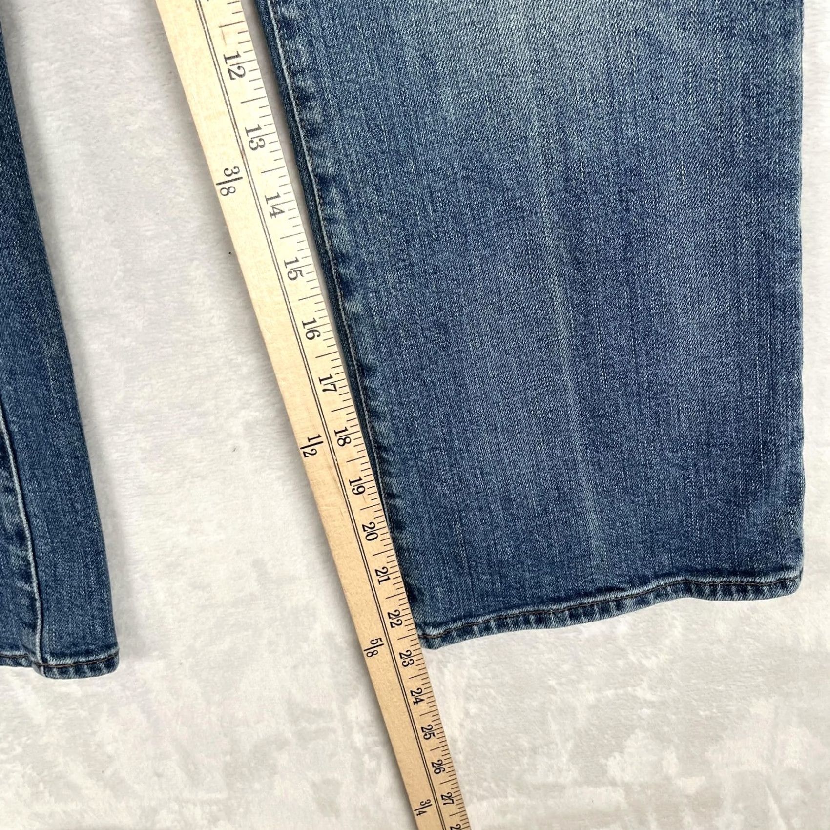 Lucky Brand Lucky Brand High Rise Crop Boot Bridgette Jeans Womens 8/29 Blue Denim Shirt? Size 30" / US 8 / IT 44 - 2 Thumbnail