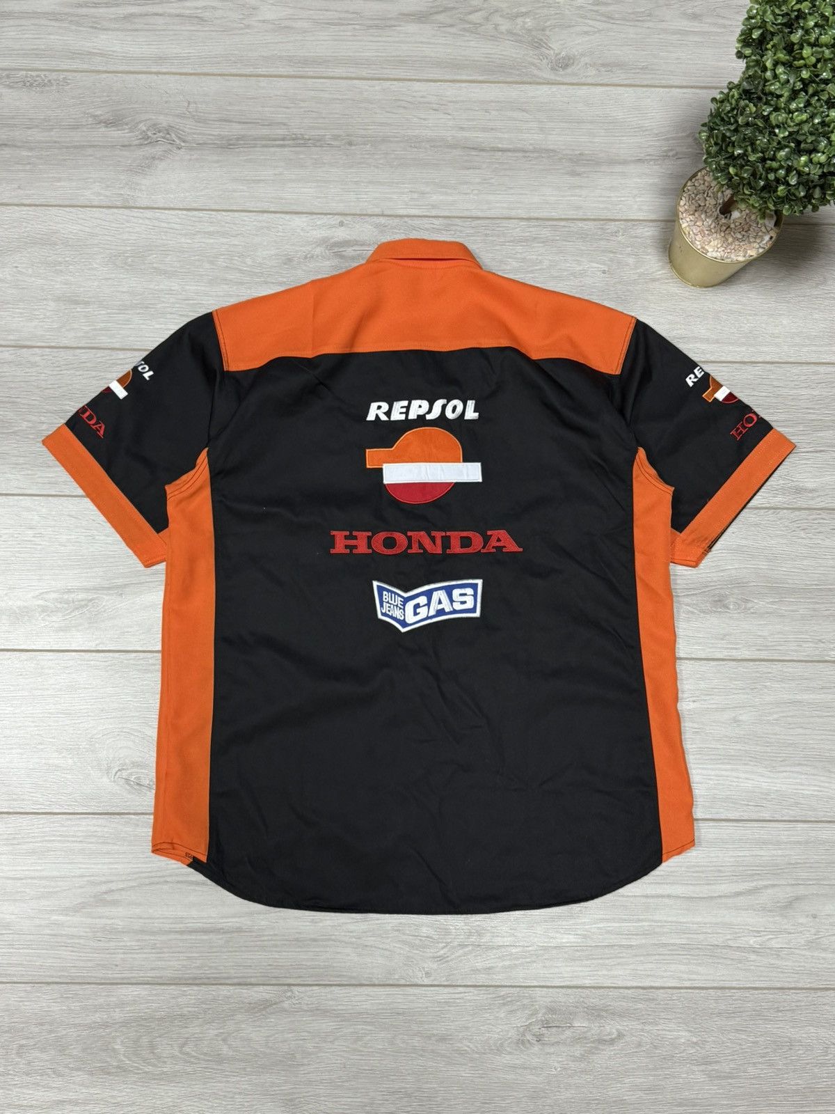 Honda repsol vintage shirt buttons up