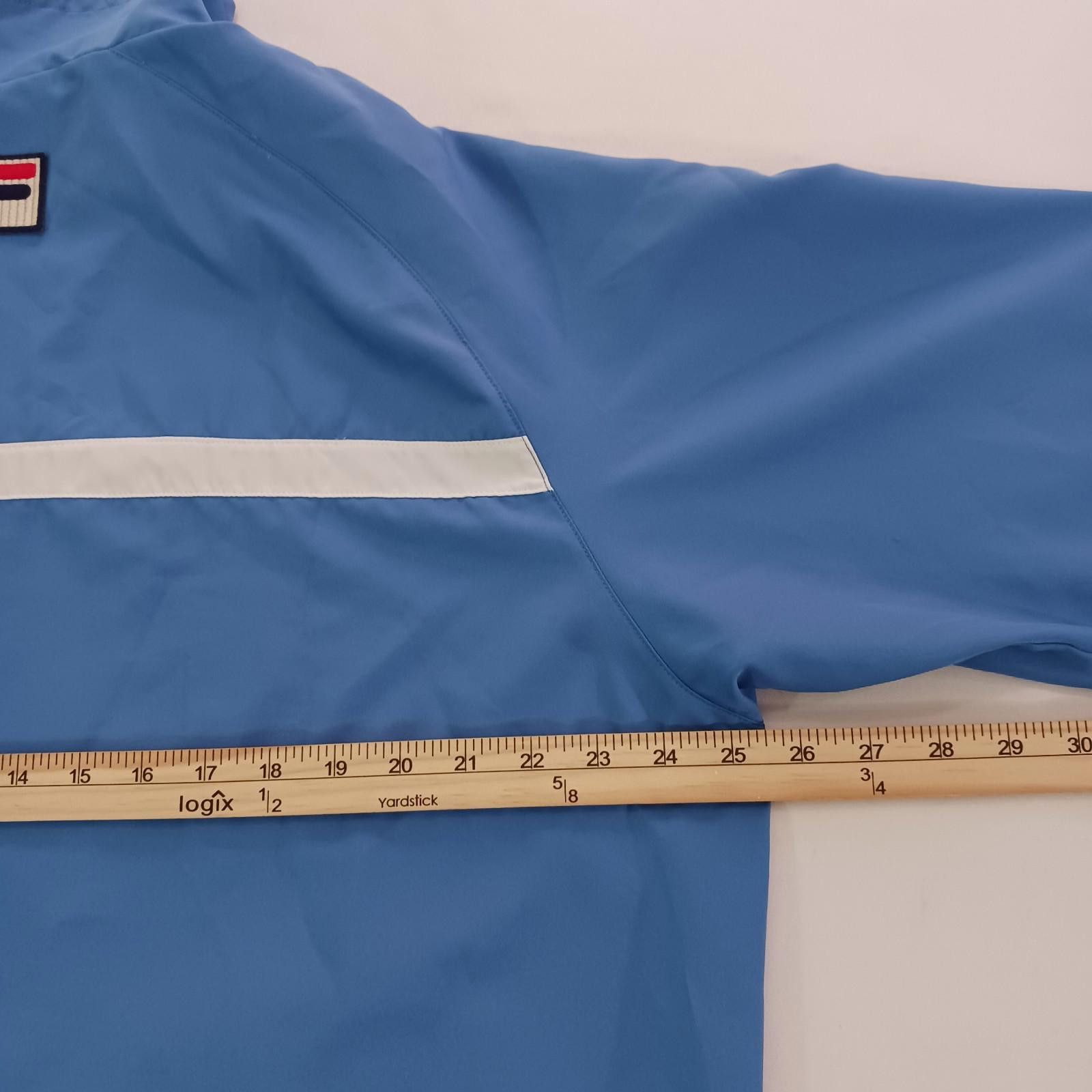 Fila Fila Sony Ericsson Full Zip Tennis Warmup Jacket Blue Men XL Size ONE SIZE - 8 Thumbnail