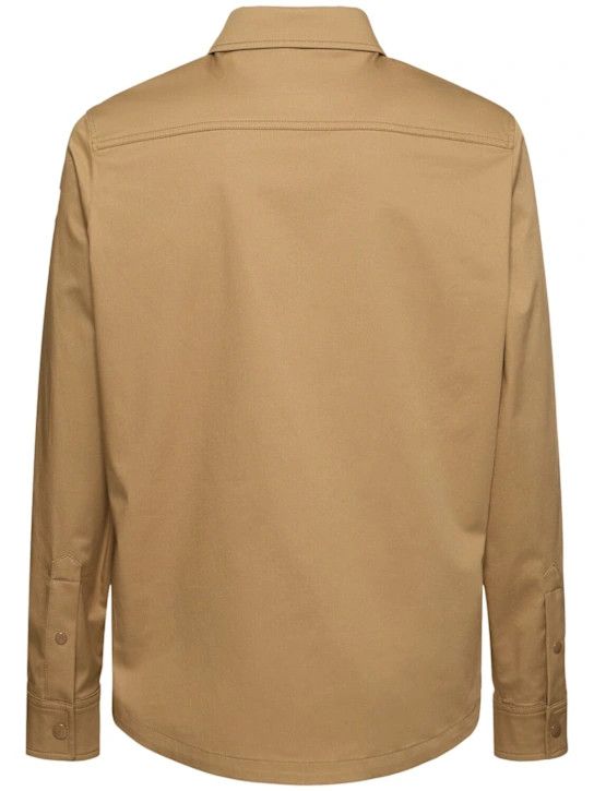 Moncler o1lsvrm0425 Cotton Blend Gabardine Shirt Jacket in Beige Size US S / EU 44-46 / 1 - 2 Thumbnail