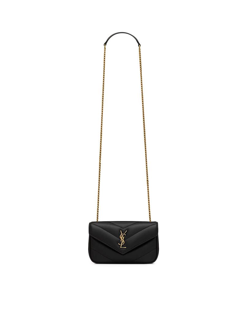 Saint Laurent Paris LOULOU MINI LAMBSKIN BAG Size ONE SIZE - 1 Thumbnail