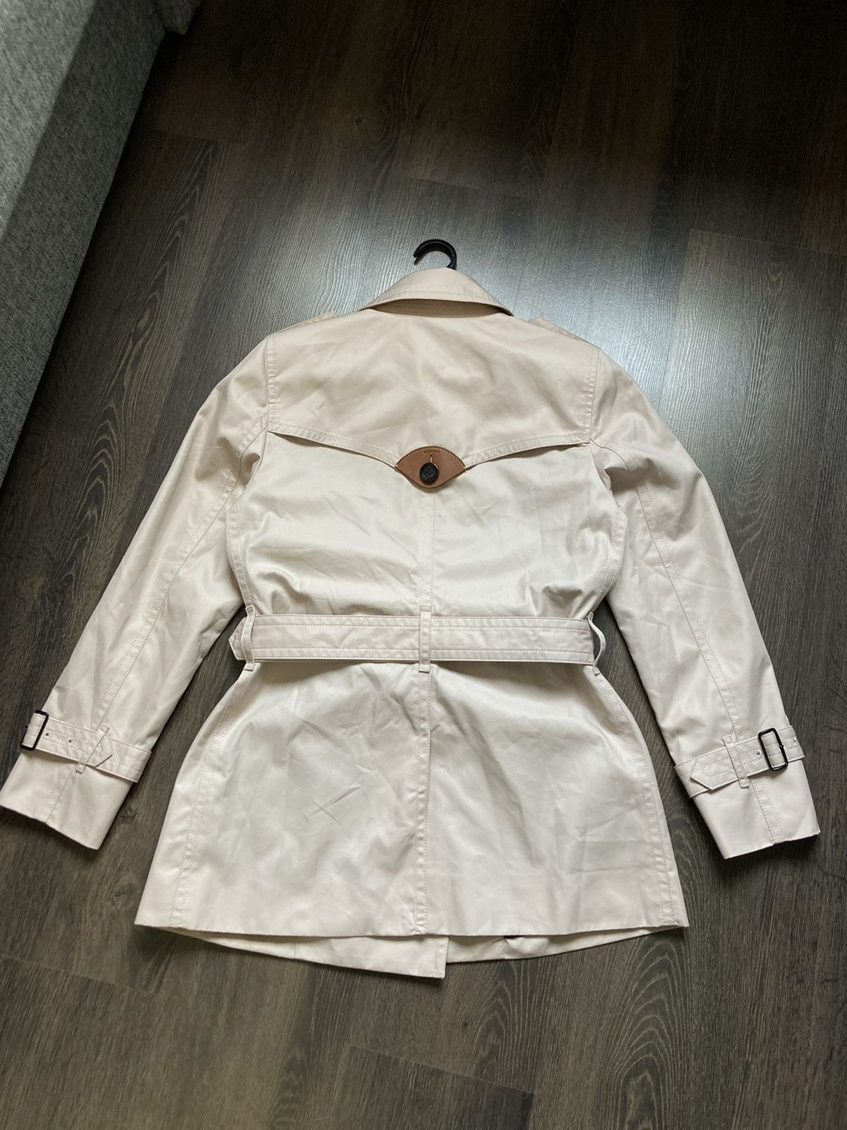 Coach × Designer Coach New York Women Waterproof Beige Trench Coat Belt S Size S / US 4 / IT 40 - 11 Thumbnail