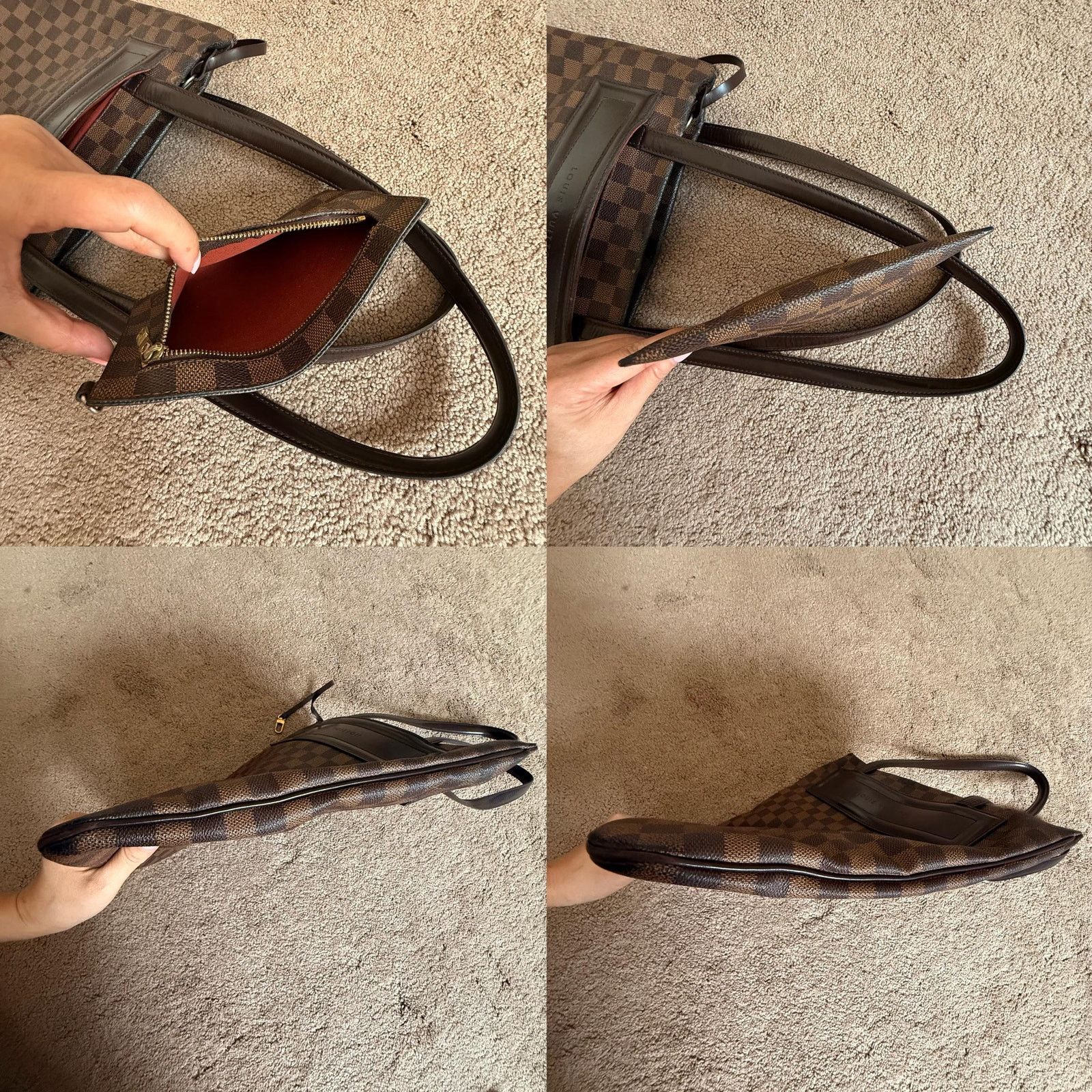 Louis Vuitton Authentic Louis Vuitton Damier tote bag and second bag Size ONE SIZE - 8 Thumbnail