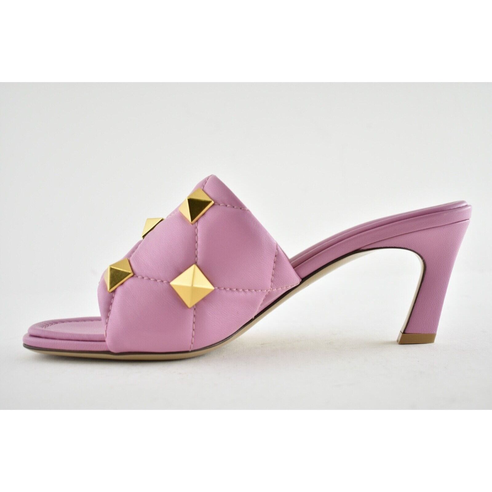 Valentino Rockstud Roman Stud Backless Mule Slide Heel Sandal 38 Size US 8 / IT 38 - 9 Thumbnail