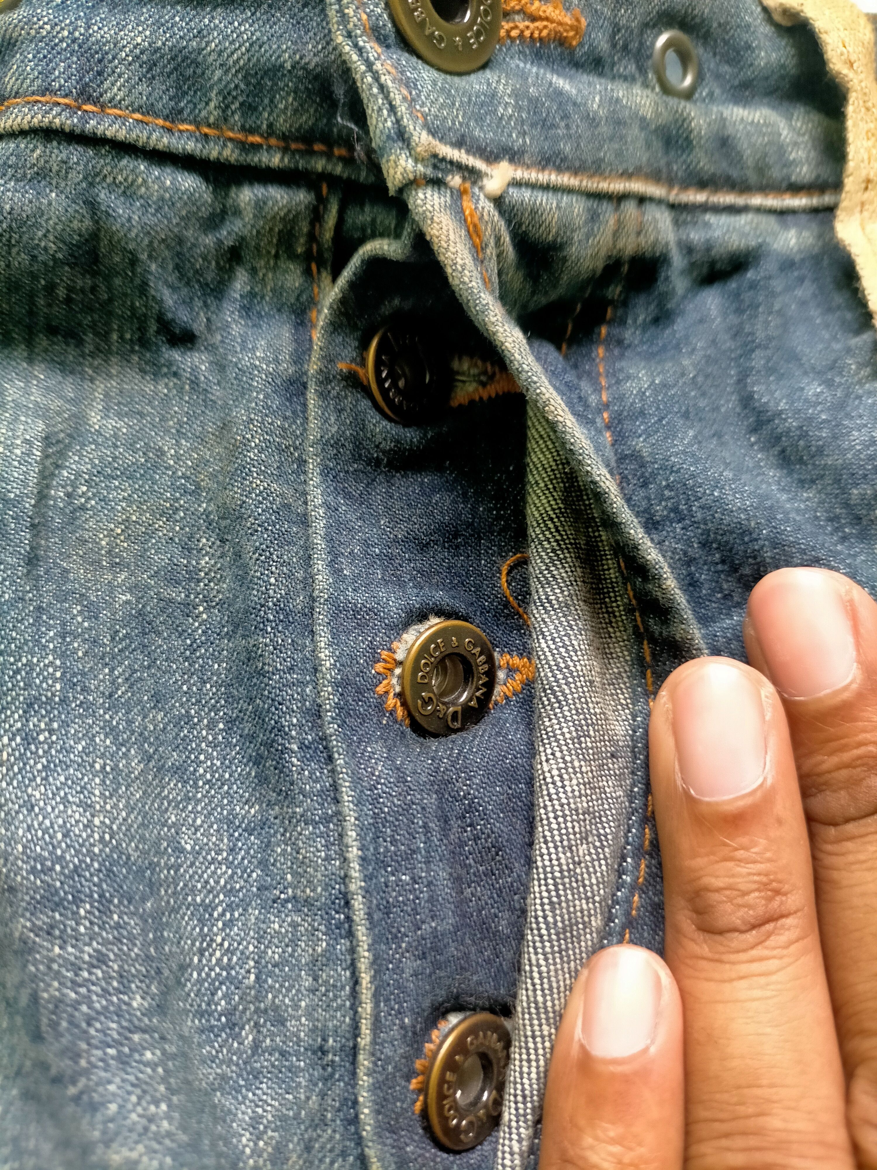 Dolce & Gabbana Vintage Dolce Gabbana Hybrid 90s Flare Denim Size US 36 / EU 52 - 14 Thumbnail