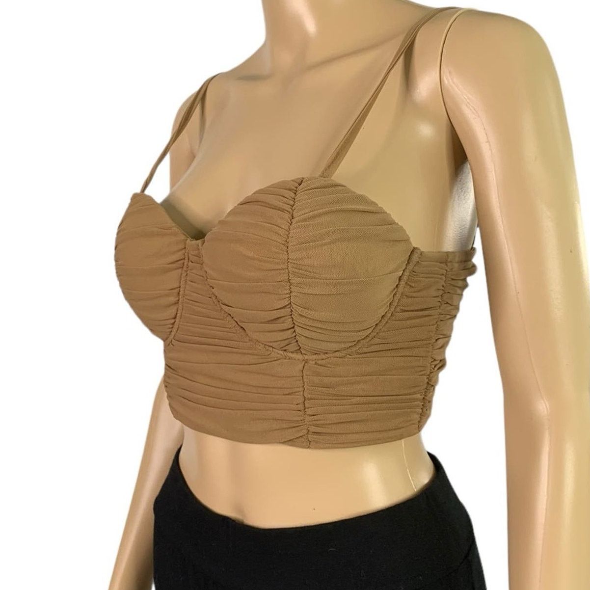 Melrose Melrose With Love Women's Medium Ruched Corset Adjustable Size ONE SIZE - 4 Thumbnail