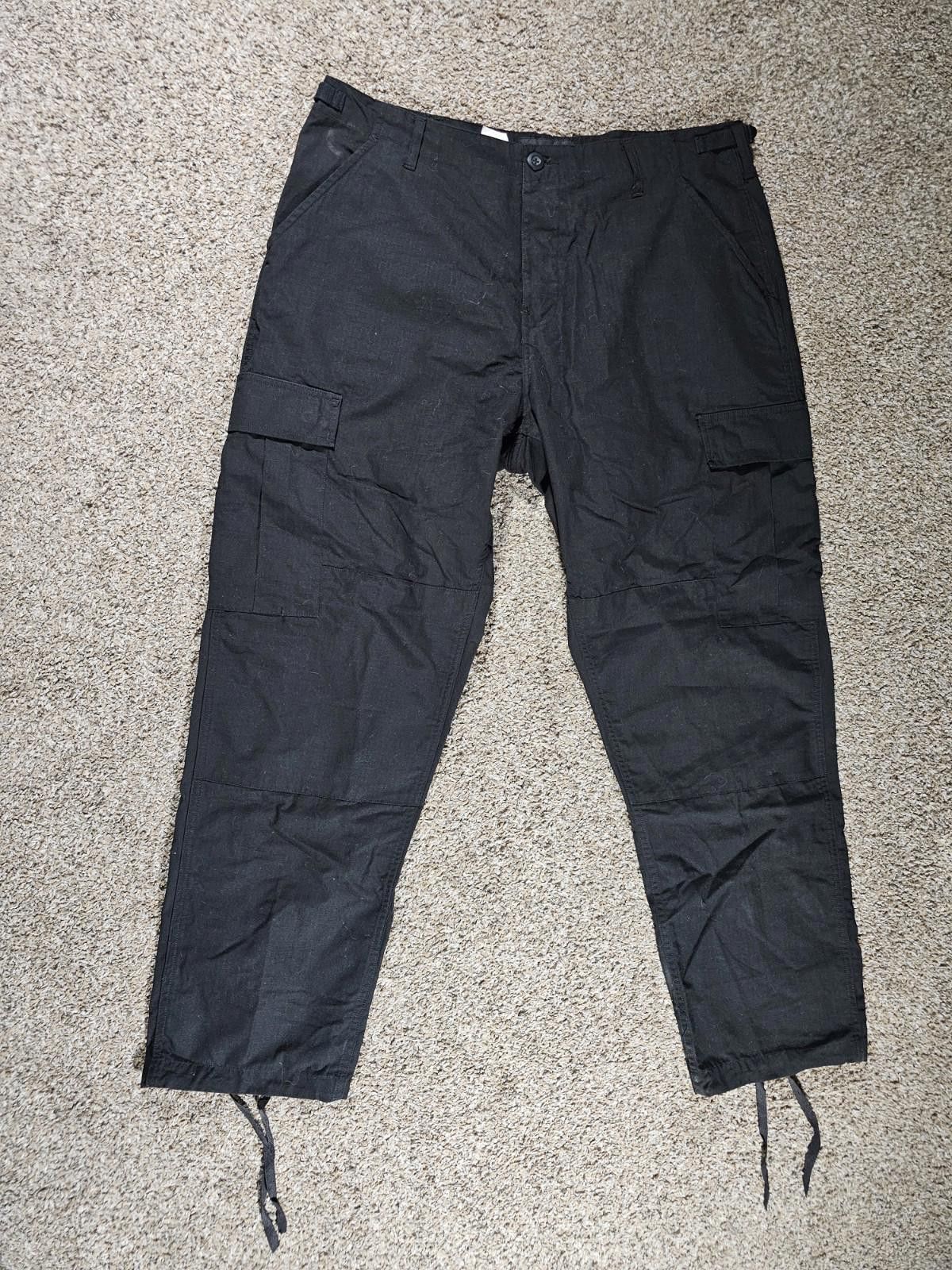 Maine Mountain Moccasin MOC Military Outdoor Clothing Ripstop Cargo Pants Black L Size US 34 / EU 50 - 1 Thumbnail