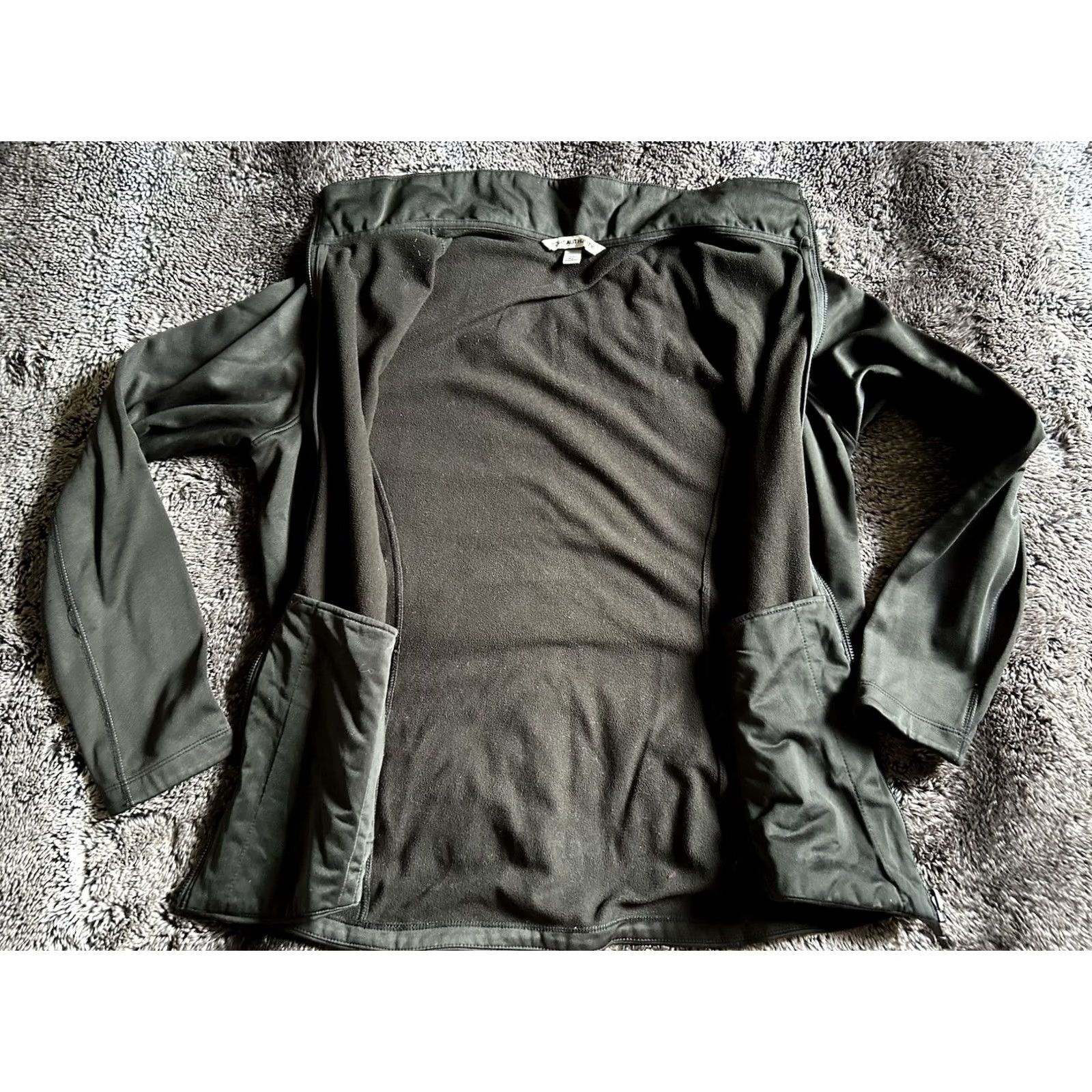 The Mountain Schweitzer Mountain Ski Resort Women’s Full Zip Fleece Lined Jacket XL Black Fleece Logo 2010s Womens Size XL / US 12-14 / IT 48-50 - 5 Thumbnail