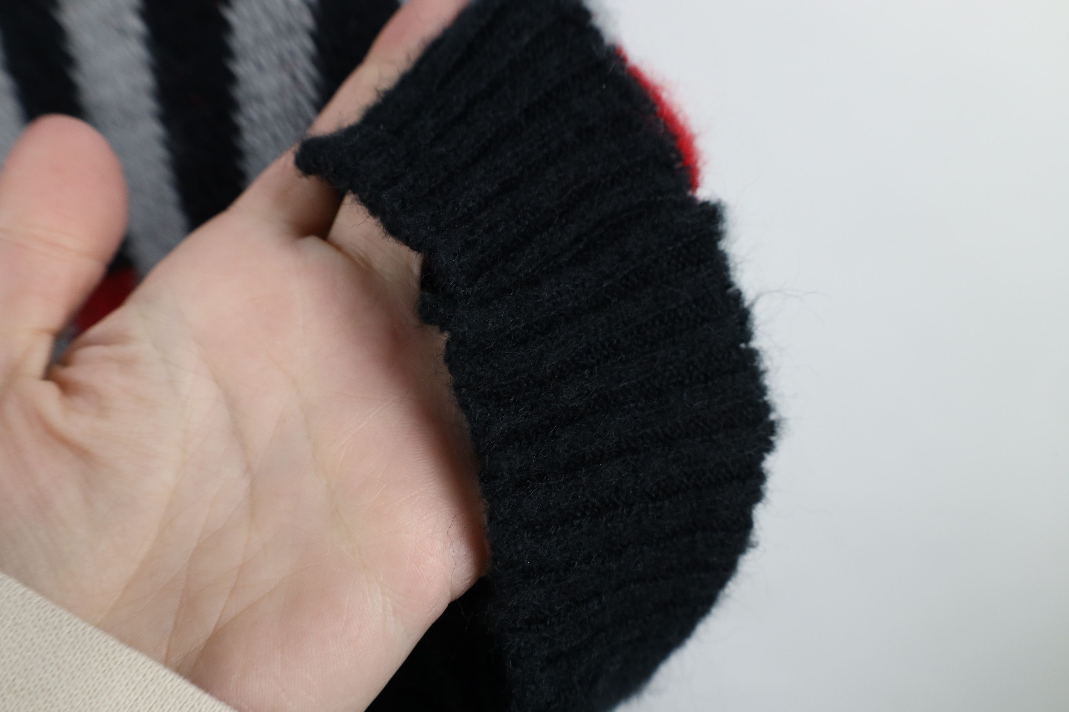 Vintage Vintage 90s Streetwear Wool Blend Knit Crewneck Sweater Size US L / EU 52-54 / 3 - 8 Thumbnail