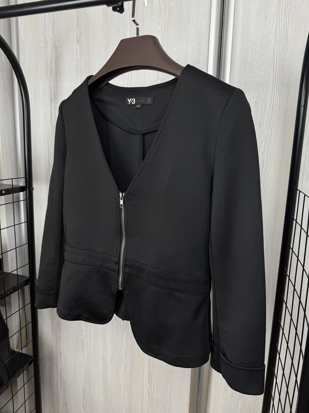 Vintage Y-3 Adidas vintage full zip v-neck jacket Size L / US 10 / IT 46 - 3 Thumbnail