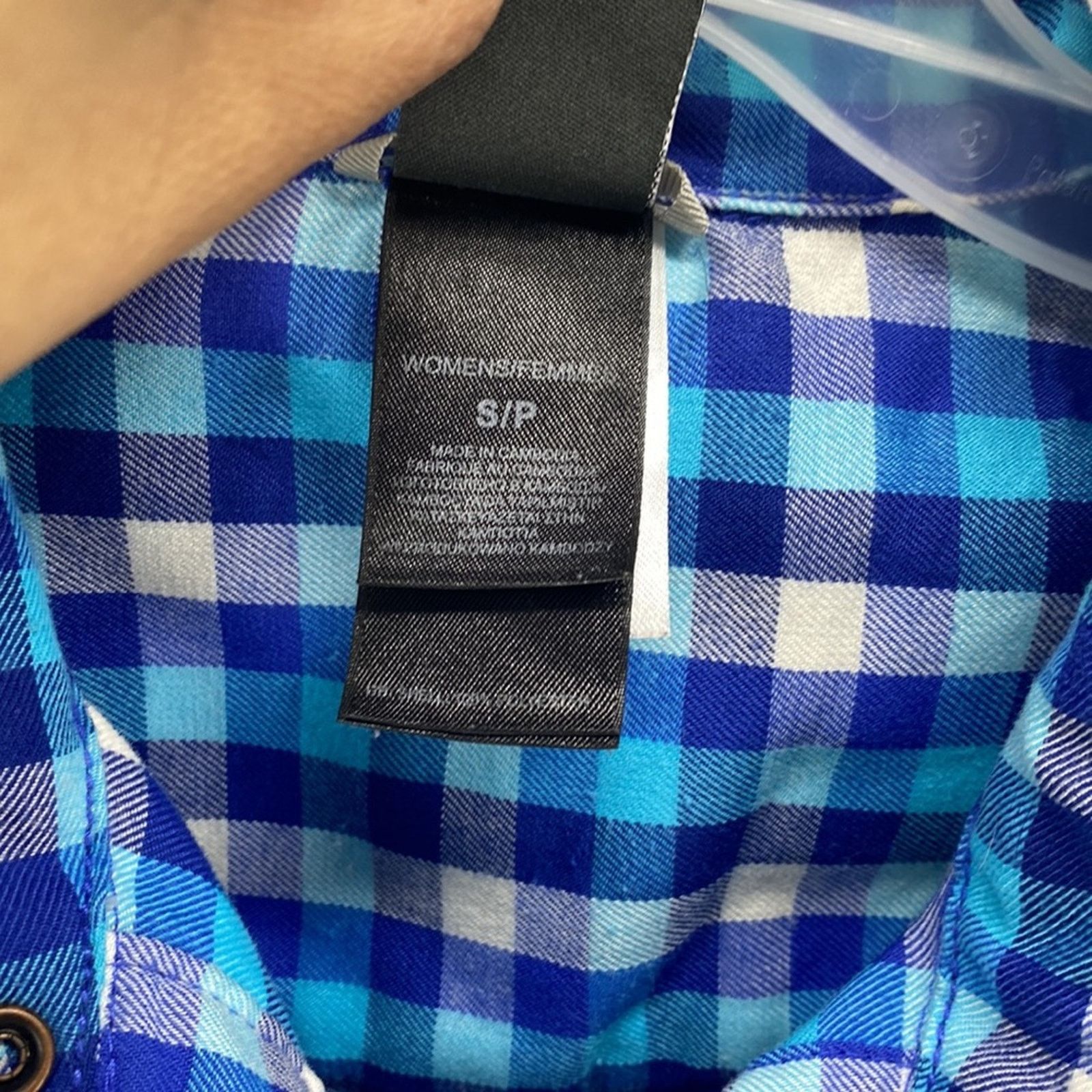 The North Face The North Face Blue Plaid Flannel pearl Button Down Gorpcore Size S / US 4 / IT 40 - 3 Thumbnail