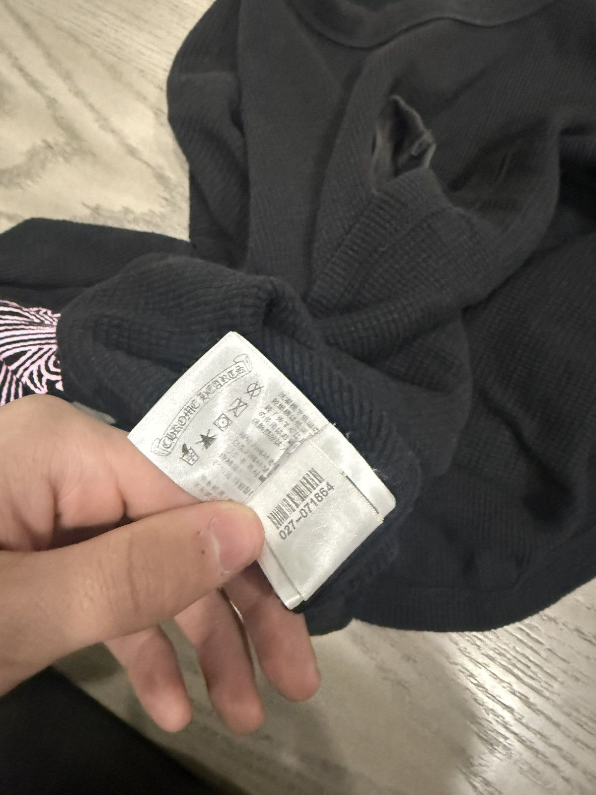 Chrome Hearts Chrome hearts pink thermal longsleeve Size US L / EU 52-54 / 3 - 5 Thumbnail