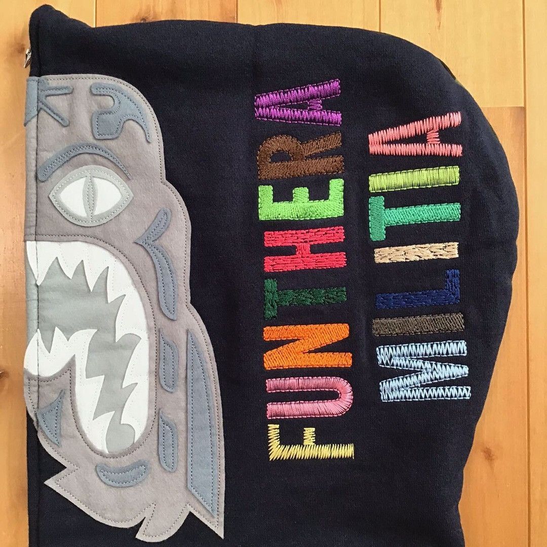 Bape BAPE Navy Tiger full zip hoodie a bathing ape Size US M / EU 48-50 / 2 - 5 Thumbnail