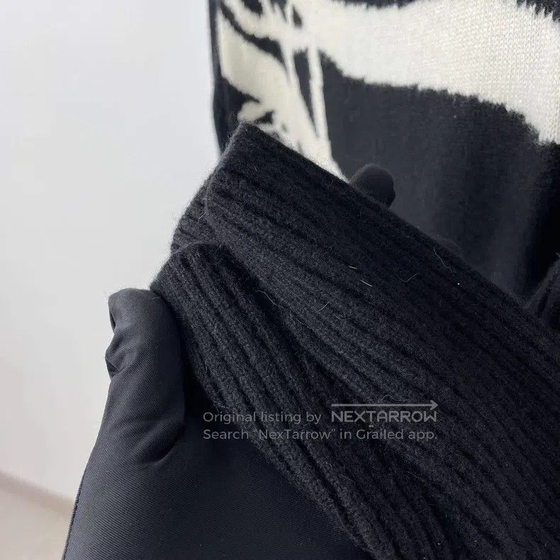 Hermes Black cashmere dress