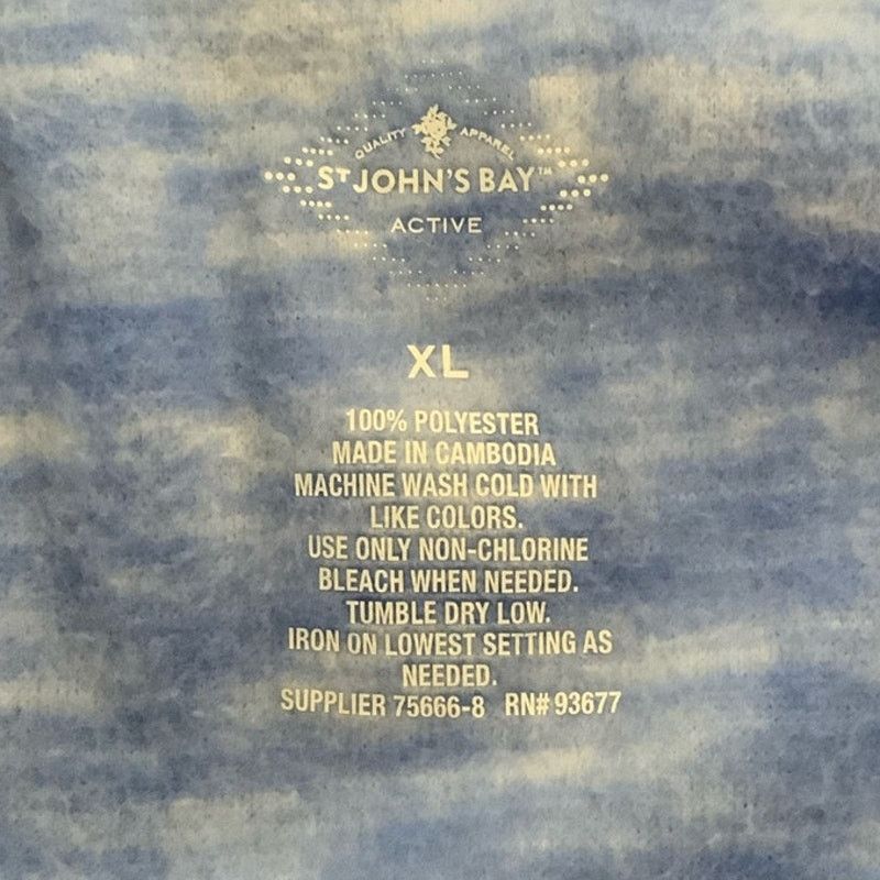 Unknown London St. Johns Bay Long Sleeve Active 1/4 Zip Sweater Blue XL Size XL / US 12-14 / IT 48-50 - 5 Thumbnail