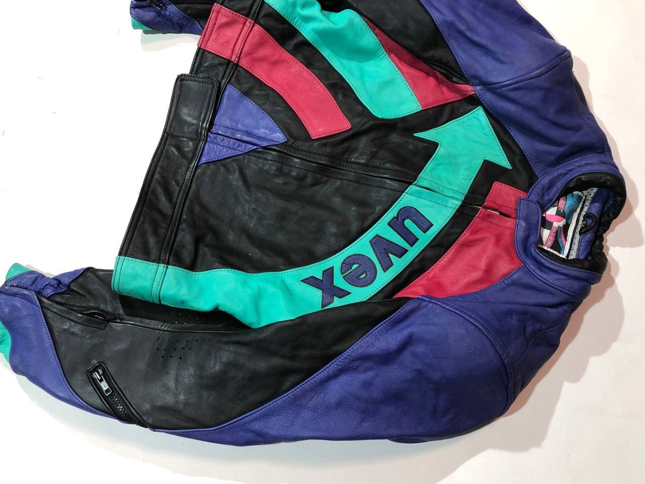 Vintage Uvex Vintage 80s Racing Moto Leather Suit Size US L / EU 52-54 / 3 - 4 Thumbnail