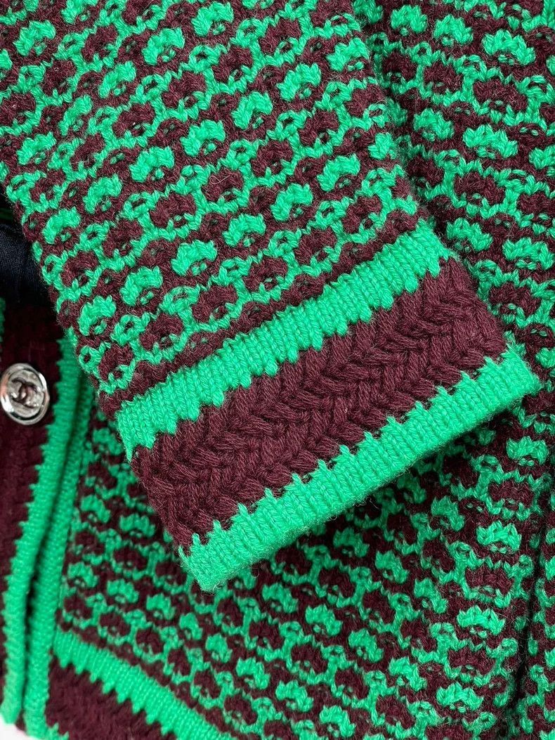Chanel Chanel Knitted Cardigan with Colorful Details -2505 Size US S / EU 44-46 / 1 - 4 Thumbnail
