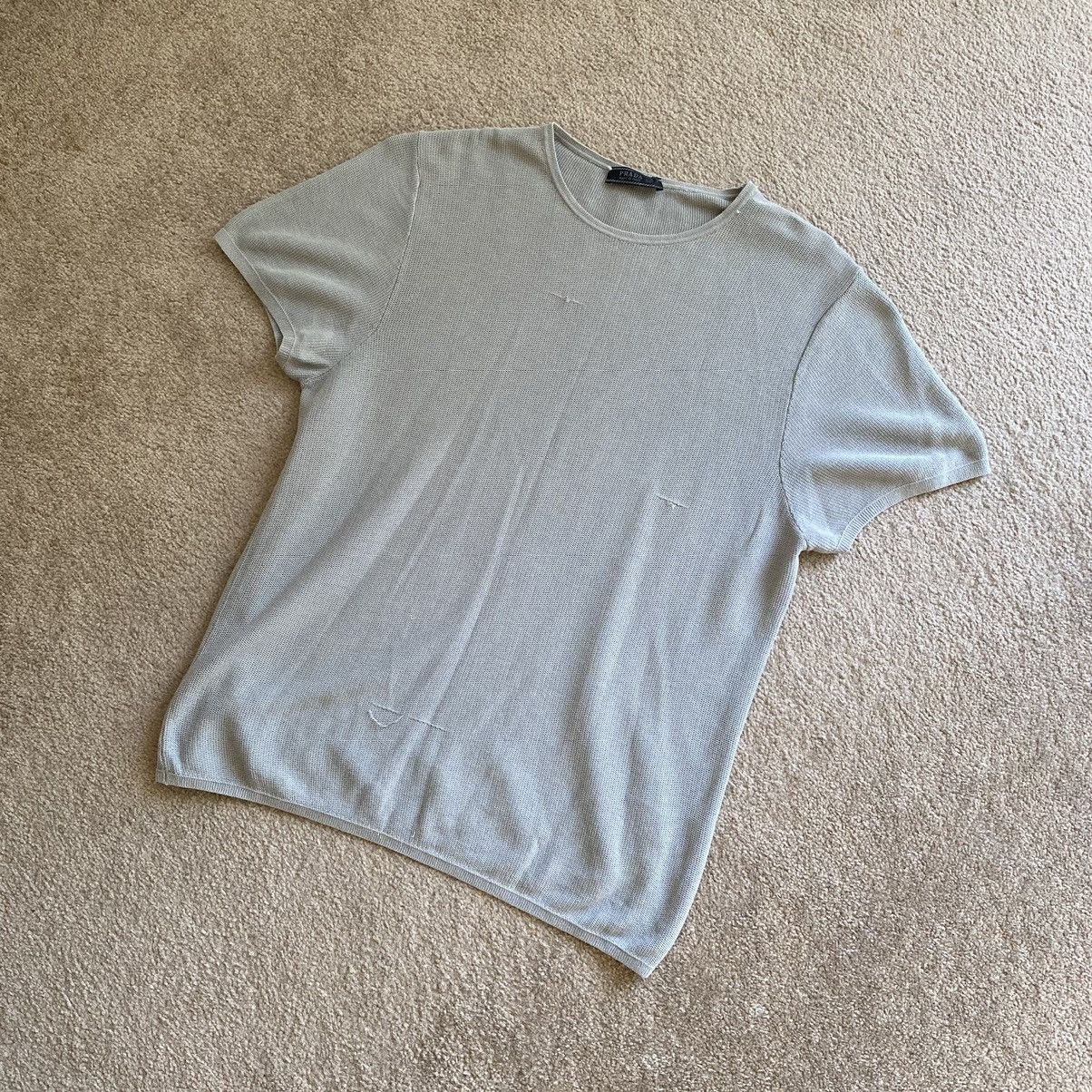 Prada Vintage Prada Knitted T-Shirt Cotton Size US L / EU 52-54 / 3 - 2 Thumbnail